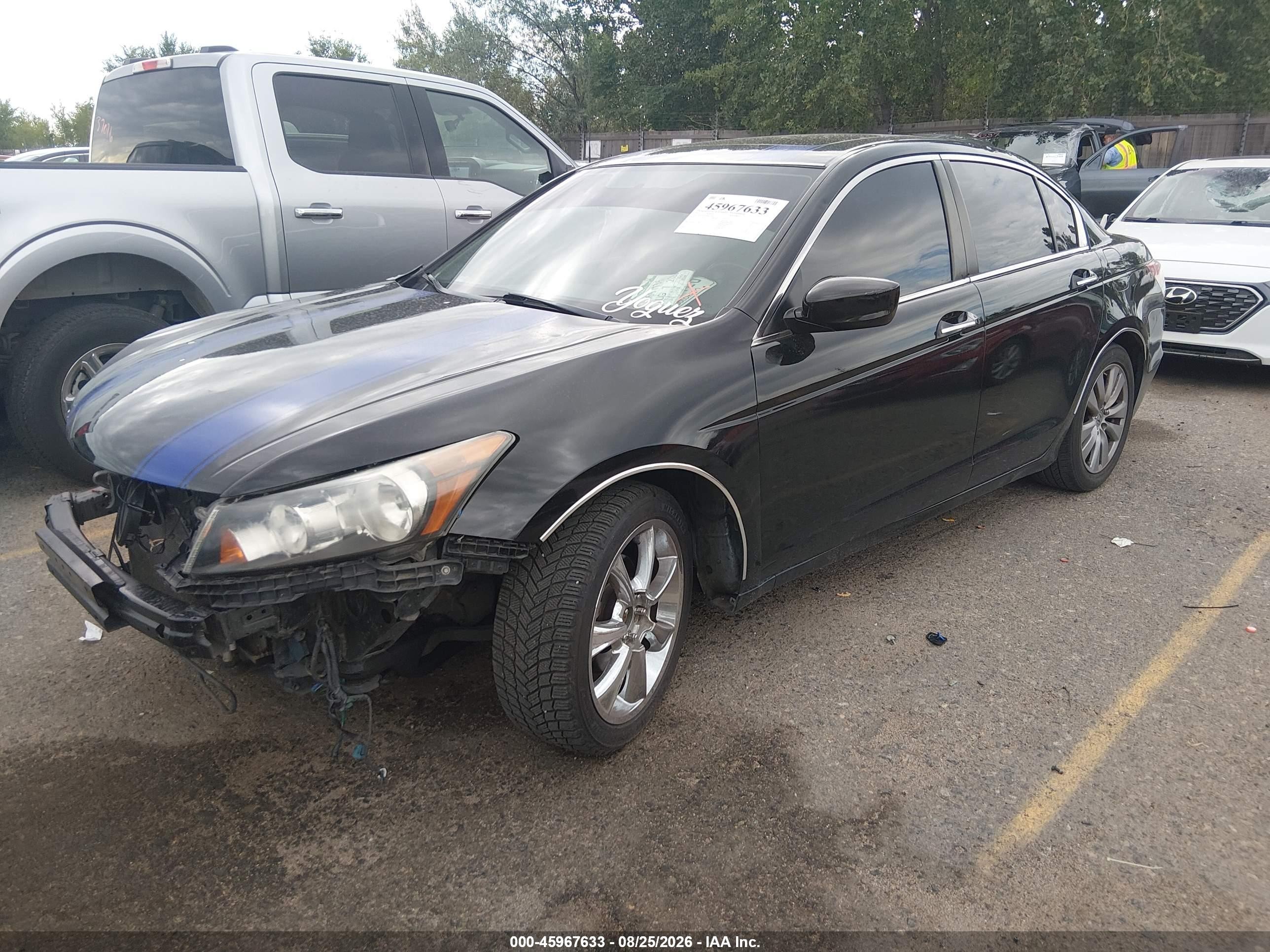2011 Honda Accord 2.4 Ex Black vin: 1HGCP2F76BA153988
