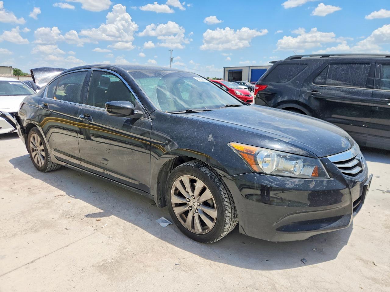 2012 Honda Accord Ex Black vin: 1HGCP2F76CA014249