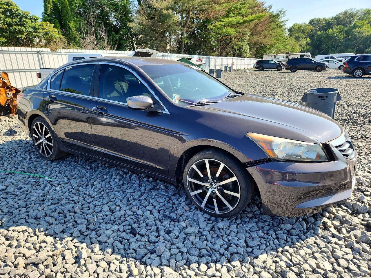 2012 Honda Accord Ex Серый vin: 1HGCP2F76CA027454