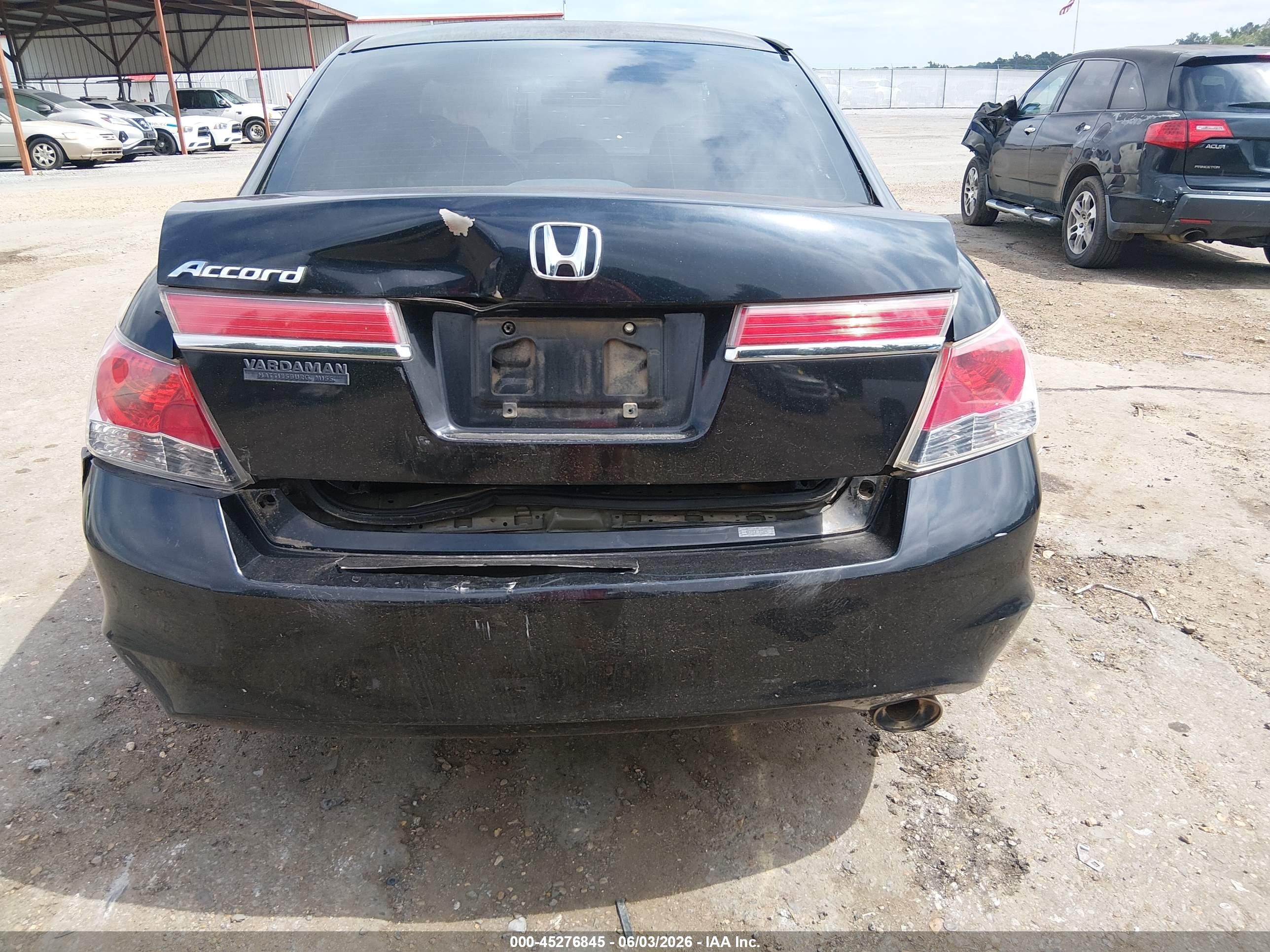 2012 Honda Accord 2.4 Ex Black vin: 1HGCP2F76CA152437