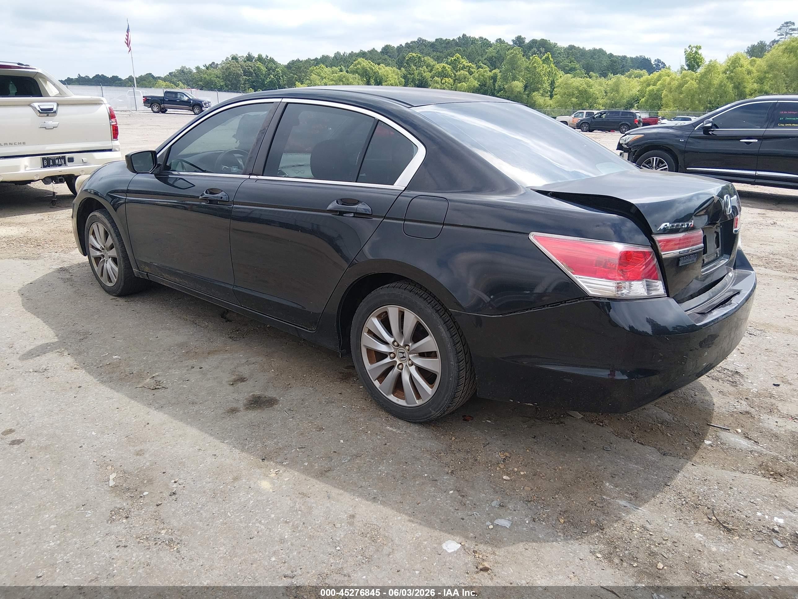 2012 Honda Accord 2.4 Ex Black vin: 1HGCP2F76CA152437