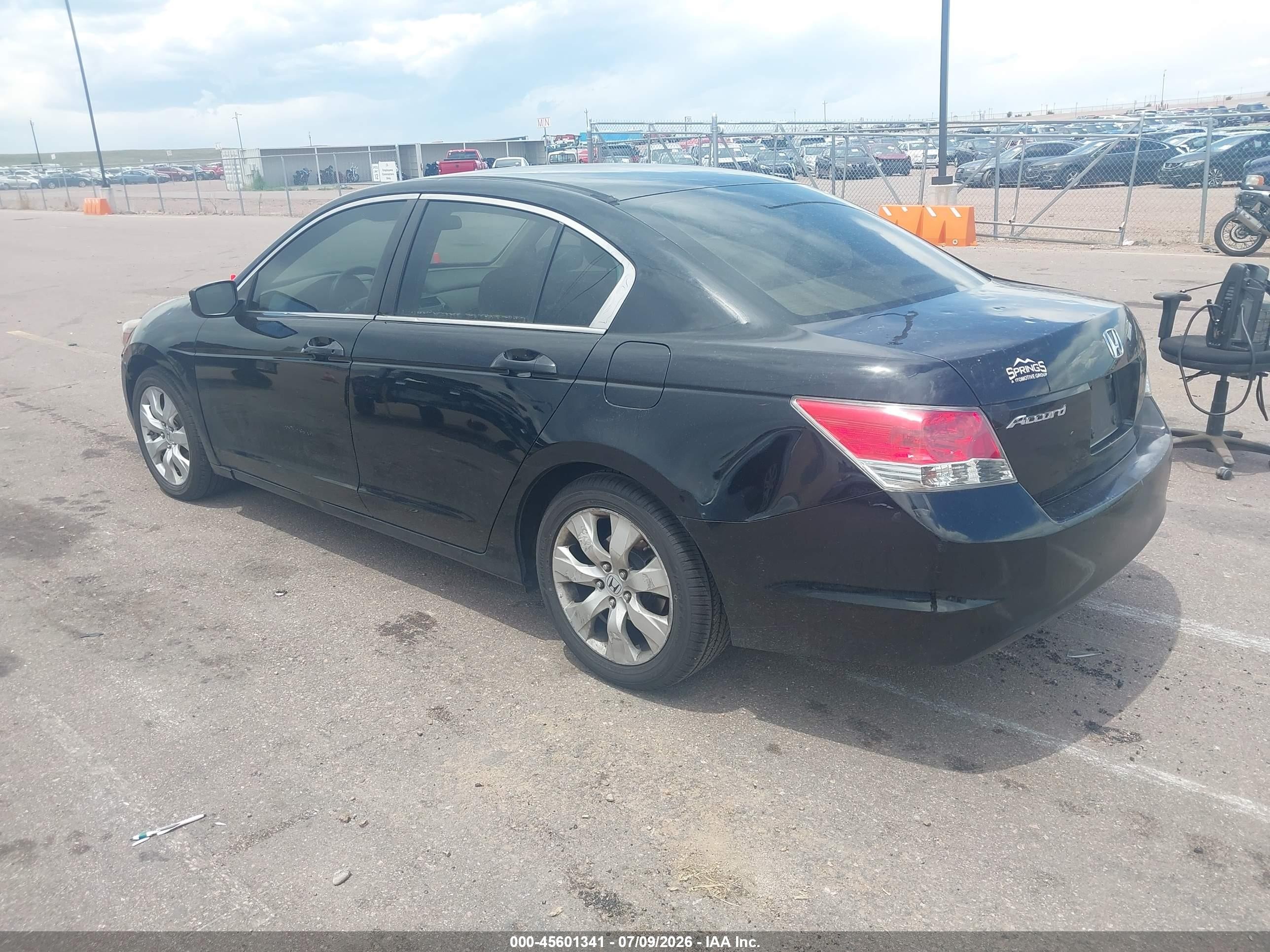 2010 Honda Accord 2.4 Ex Черный vin: 1HGCP2F77AA008425