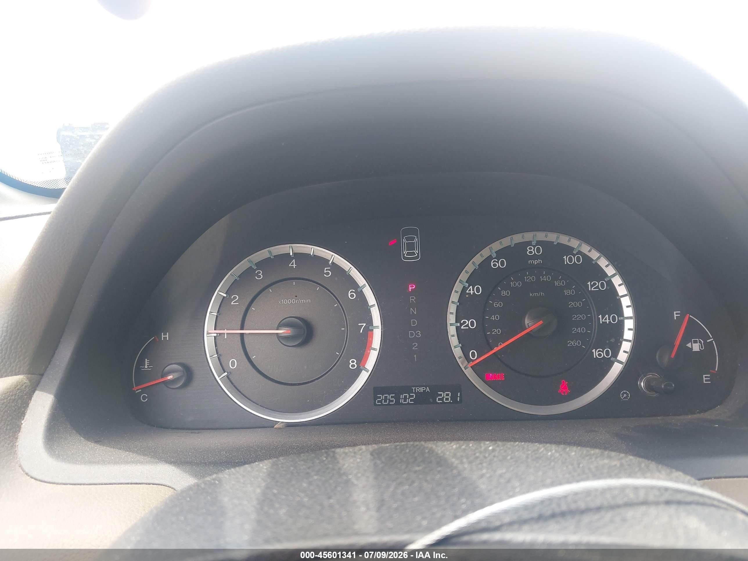 2010 Honda Accord 2.4 Ex Черный vin: 1HGCP2F77AA008425