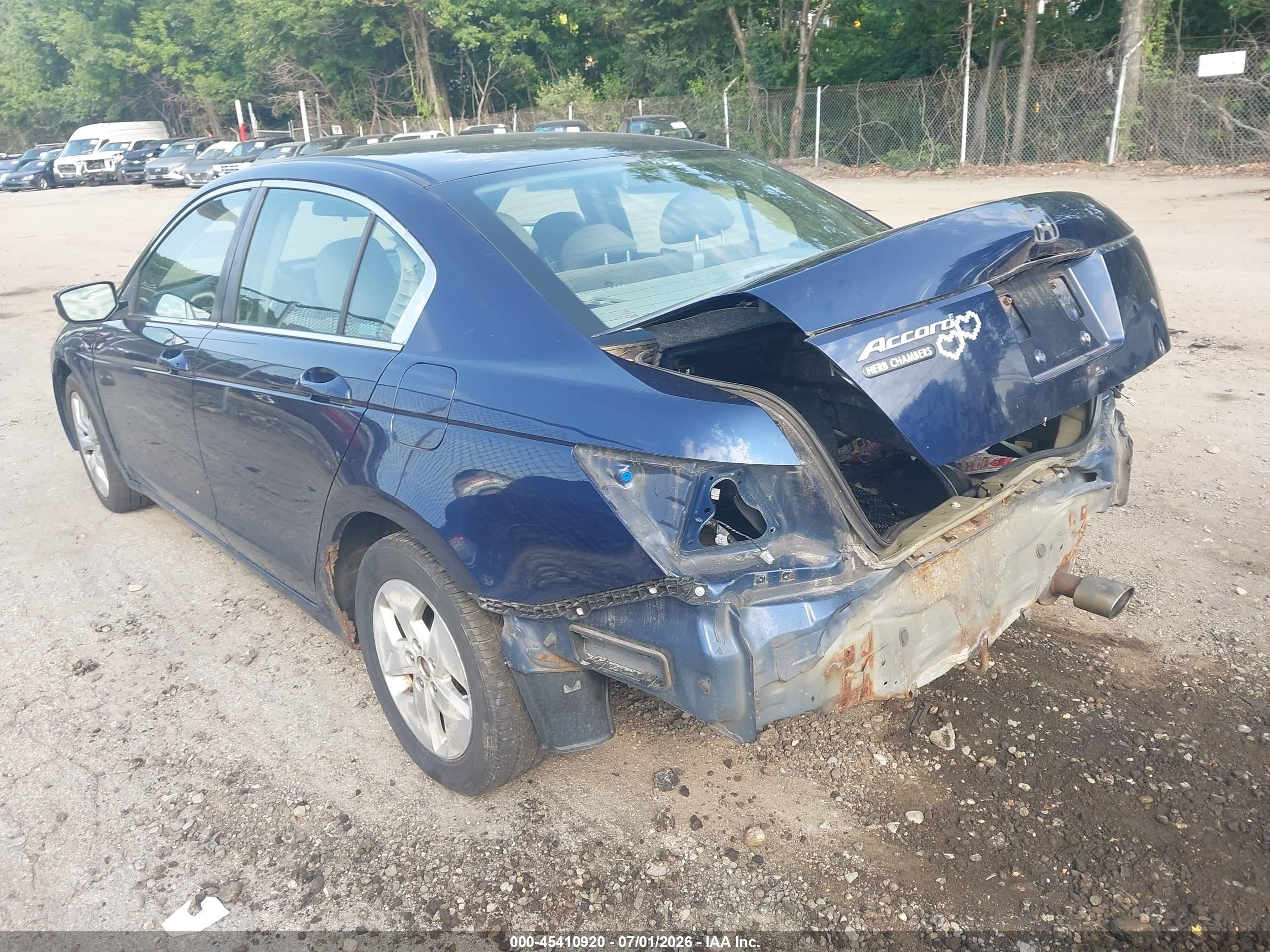 2010 Honda Accord 2.4 Ex Blue vin: 1HGCP2F77AA009591