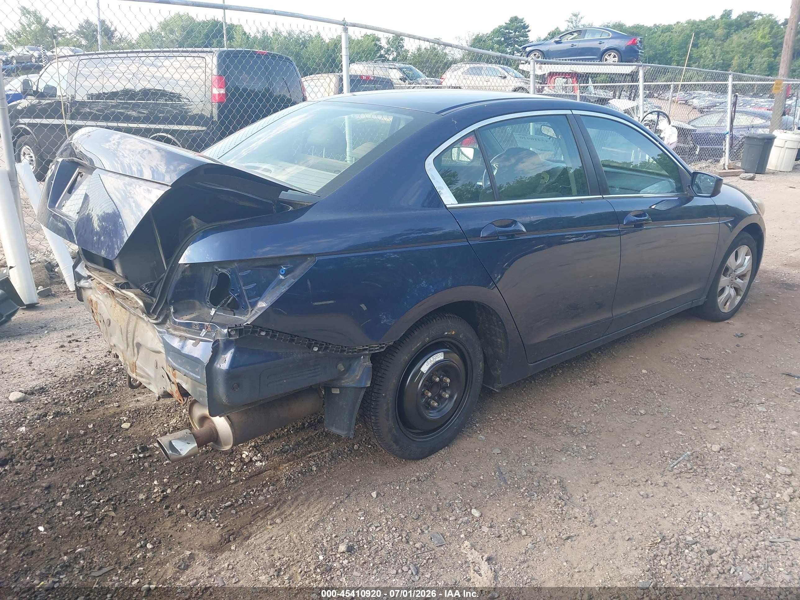 2010 Honda Accord 2.4 Ex Blue vin: 1HGCP2F77AA009591