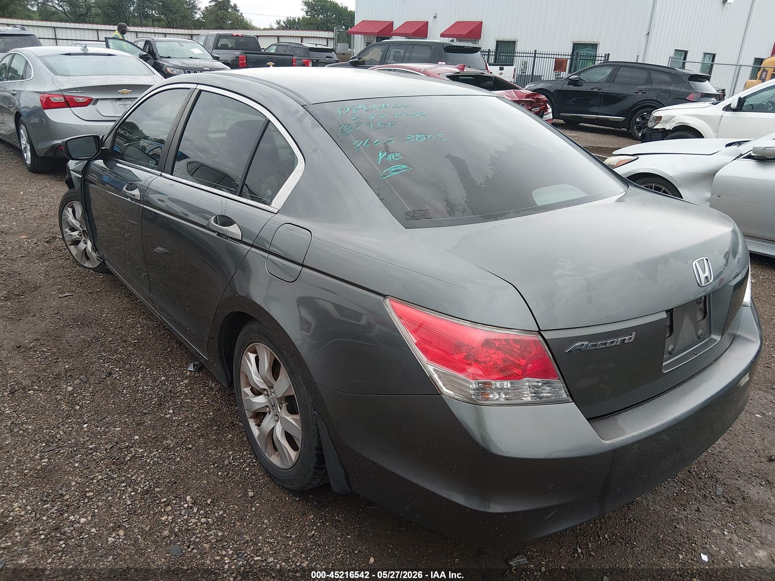2010 Honda Accord 2.4 Ex Серый vin: 1HGCP2F77AA039240