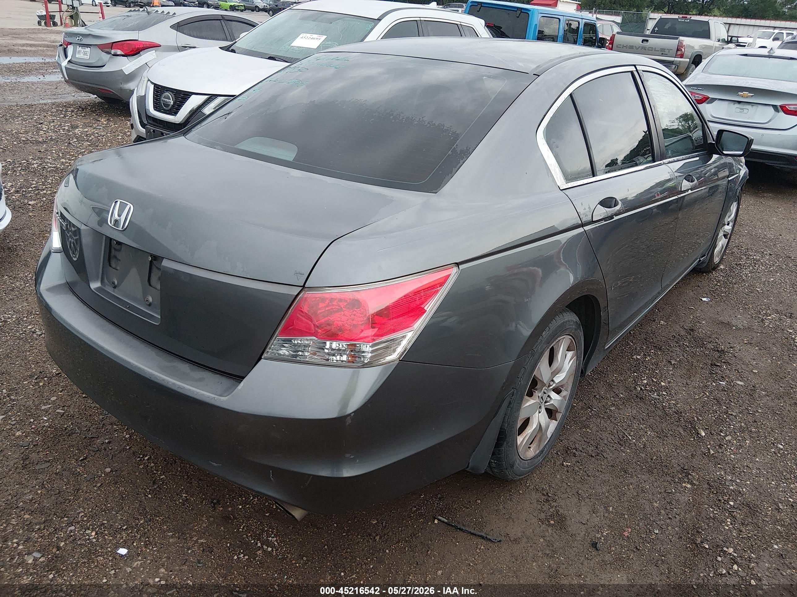 2010 Honda Accord 2.4 Ex Серый vin: 1HGCP2F77AA039240