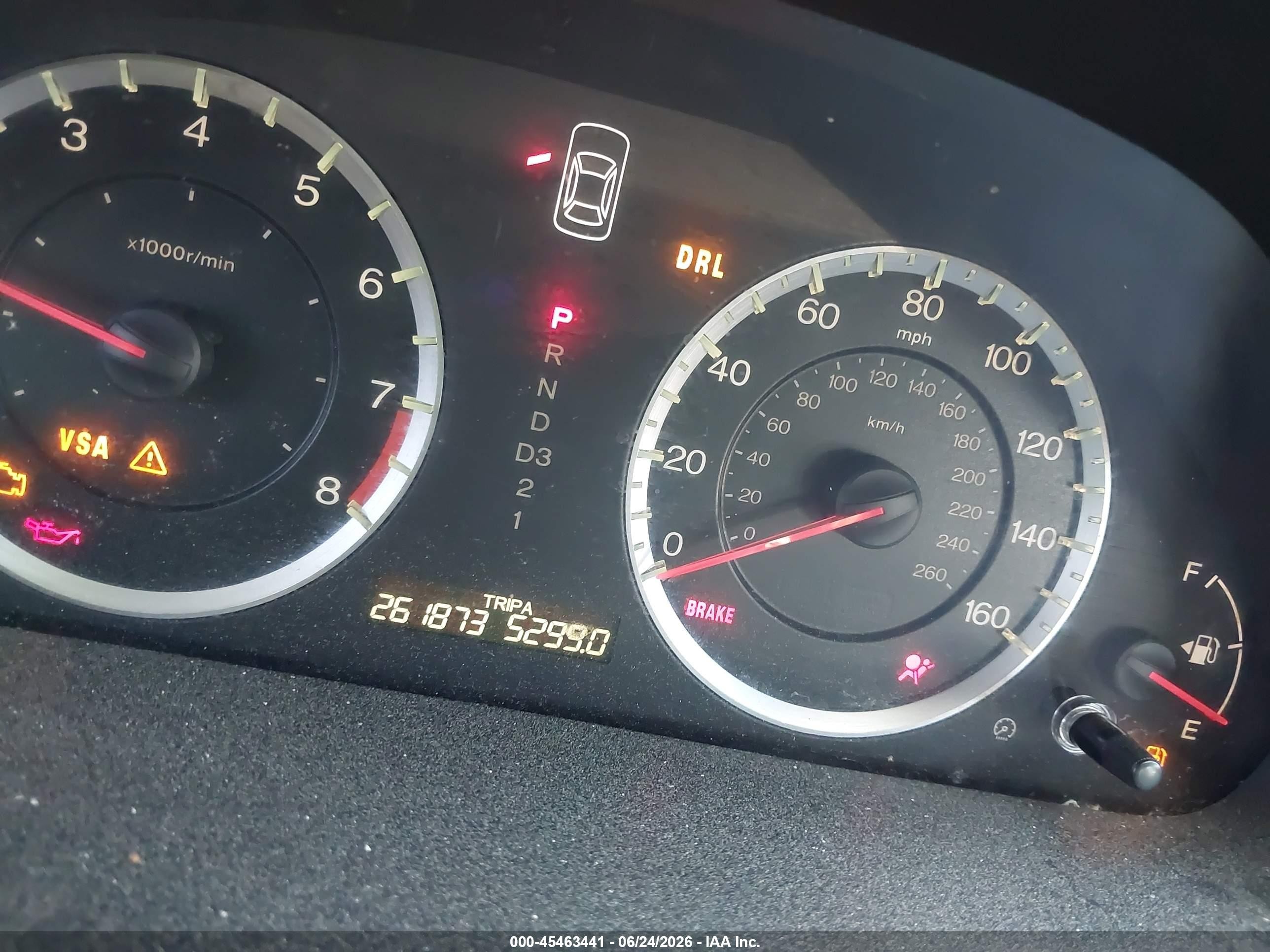 2010 Honda Accord 2.4 Ex Gray vin: 1HGCP2F77AA048990