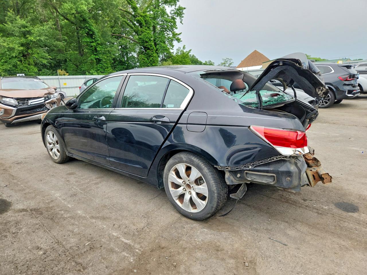 2010 Honda Accord Ex Black vin: 1HGCP2F77AA114390