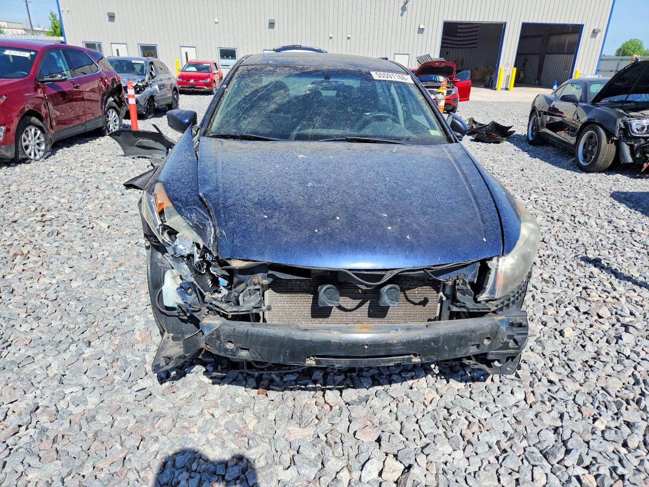 2010 Honda Accord Ex Blue vin: 1HGCP2F77AA130413
