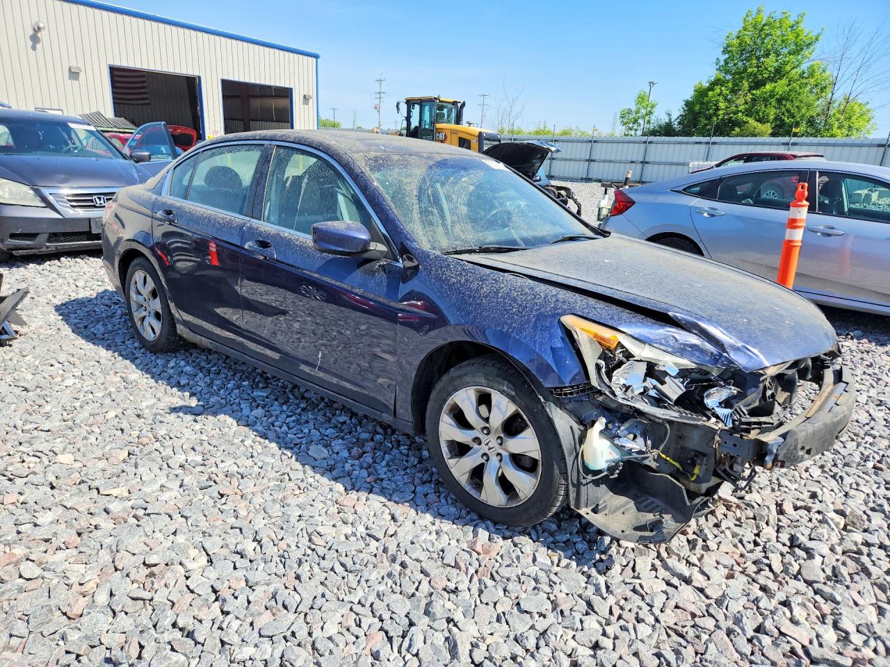 2010 Honda Accord Ex Blue vin: 1HGCP2F77AA130413