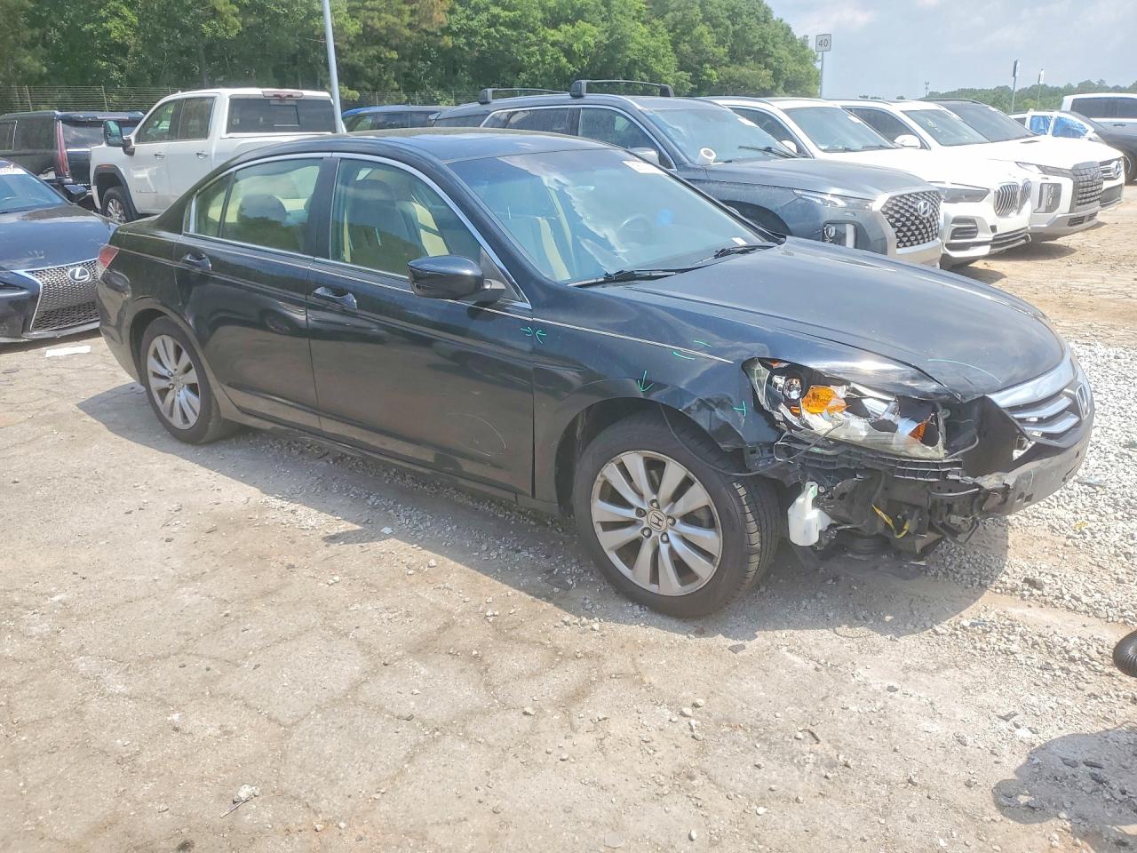 2011 Honda Accord Ex Black vin: 1HGCP2F77BA009012