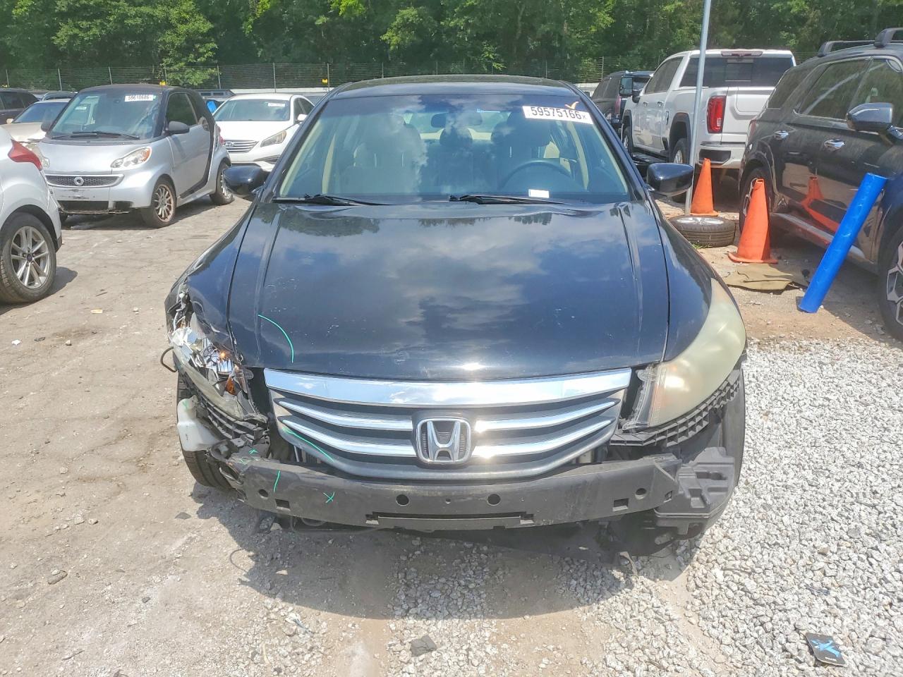 2011 Honda Accord Ex Black vin: 1HGCP2F77BA009012