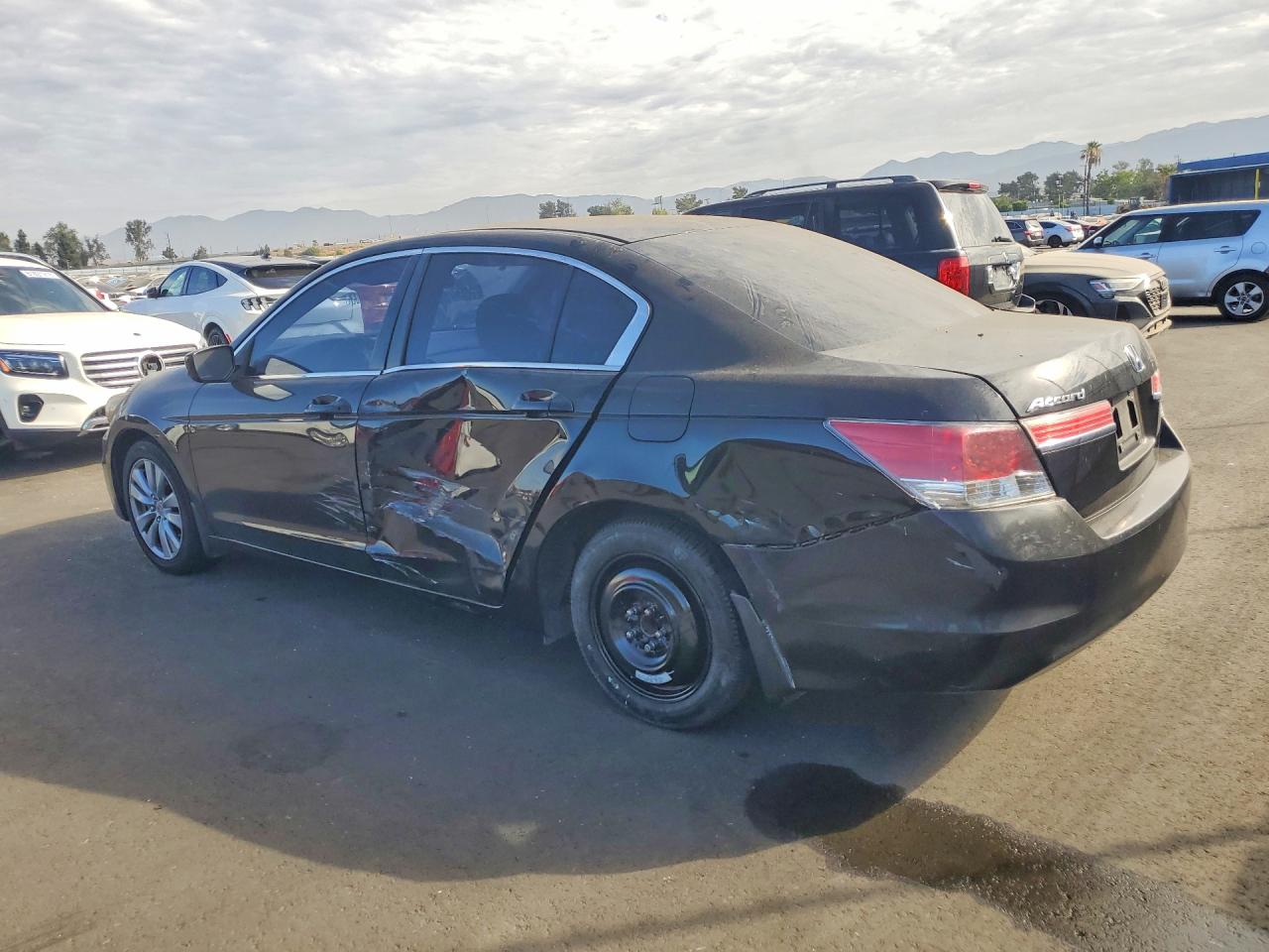2011 Honda Accord Ex Black vin: 1HGCP2F77BA045816