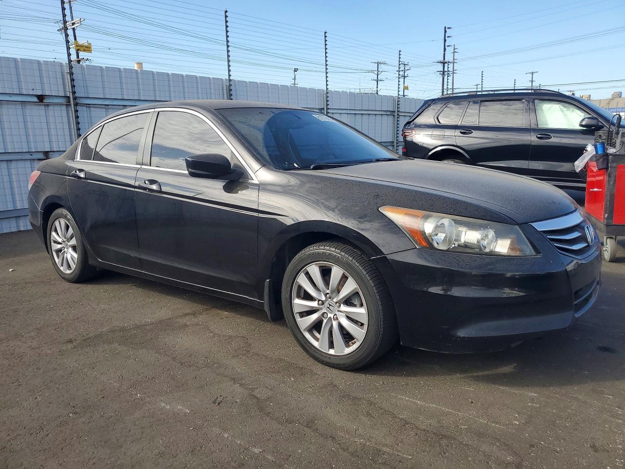 2011 Honda Accord Ex Black vin: 1HGCP2F77BA045816