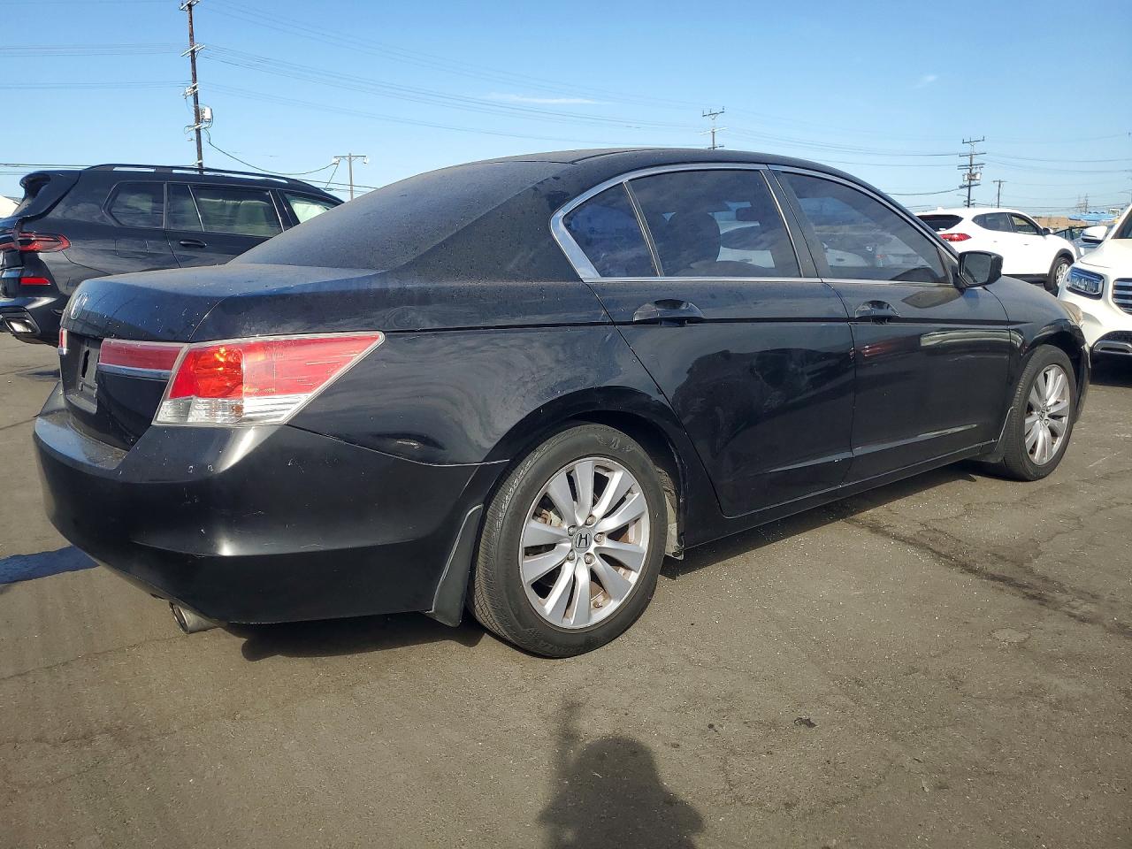 2011 Honda Accord Ex Black vin: 1HGCP2F77BA045816