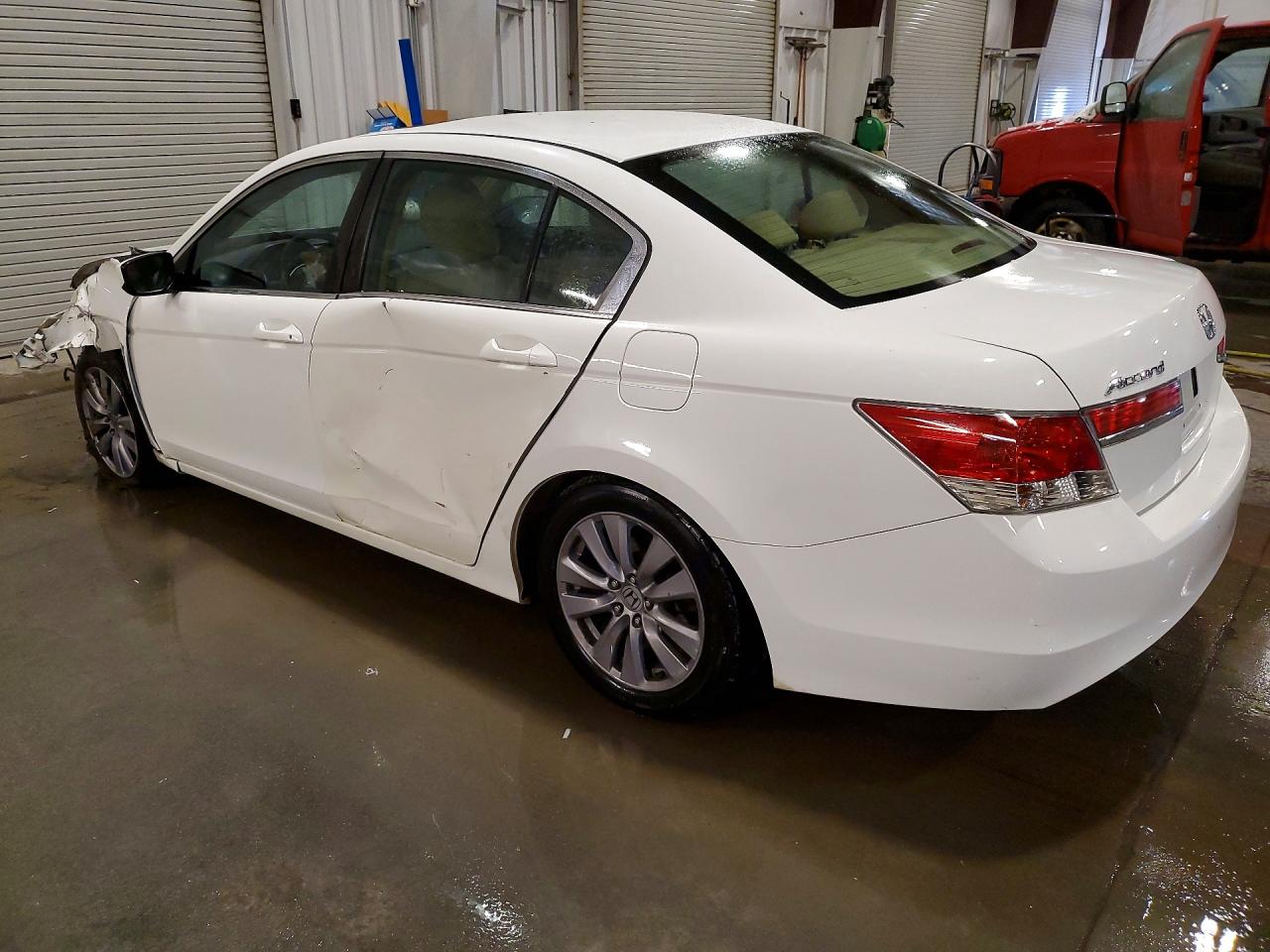 2011 Honda Accord Ex White vin: 1HGCP2F77BA064267