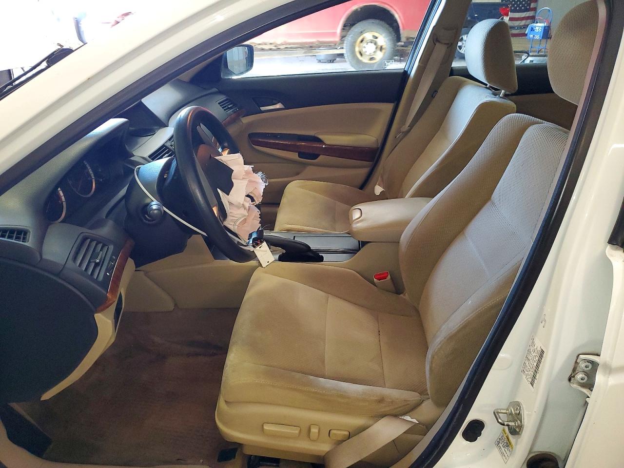 2011 Honda Accord Ex White vin: 1HGCP2F77BA064267