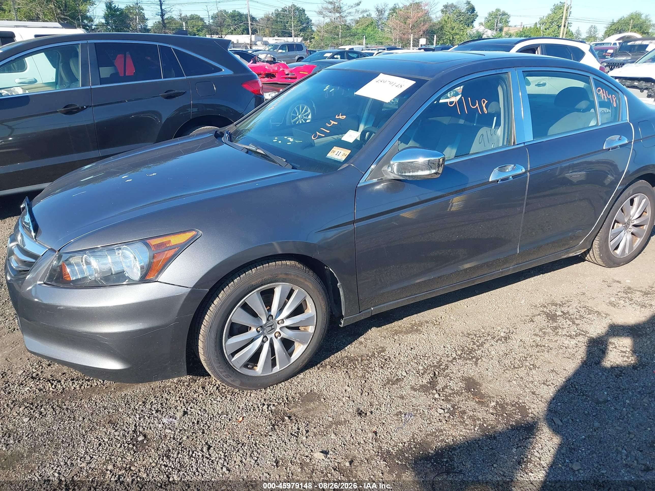 2011 Honda Accord 2.4 Ex Gray vin: 1HGCP2F77BA091999