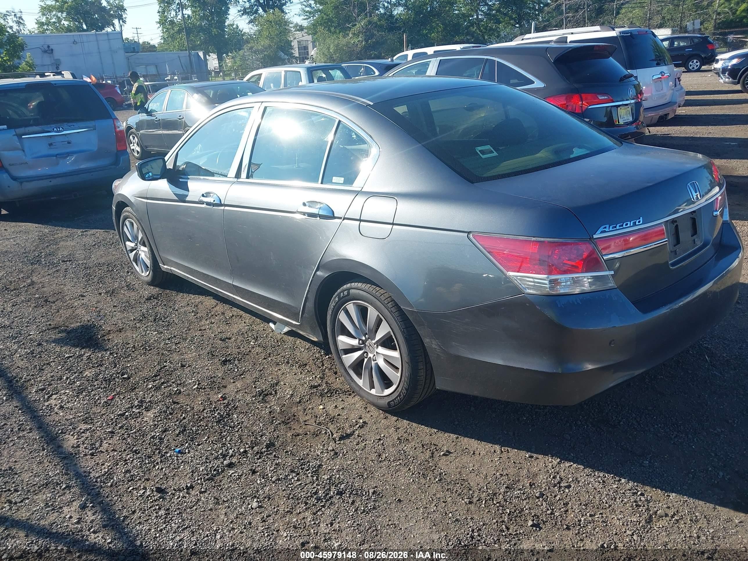2011 Honda Accord 2.4 Ex Gray vin: 1HGCP2F77BA091999