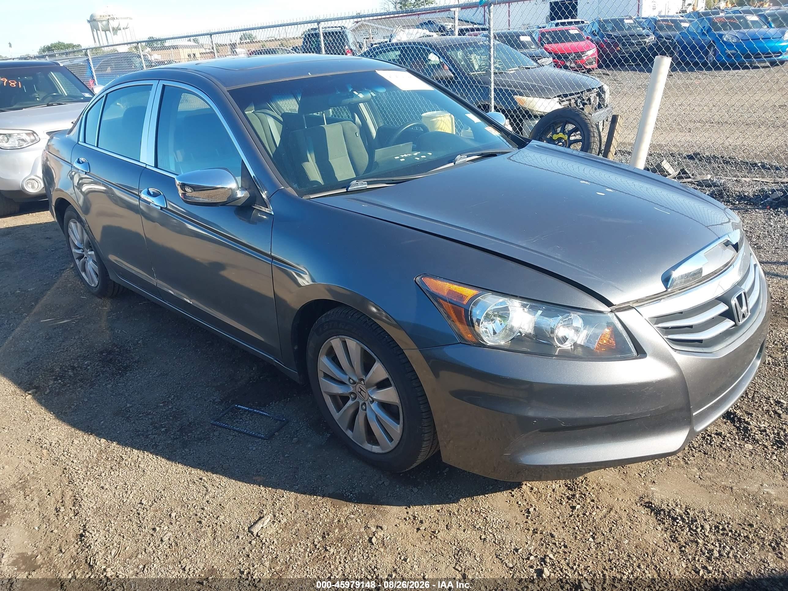2011 Honda Accord 2.4 Ex Серый vin: 1HGCP2F77BA091999