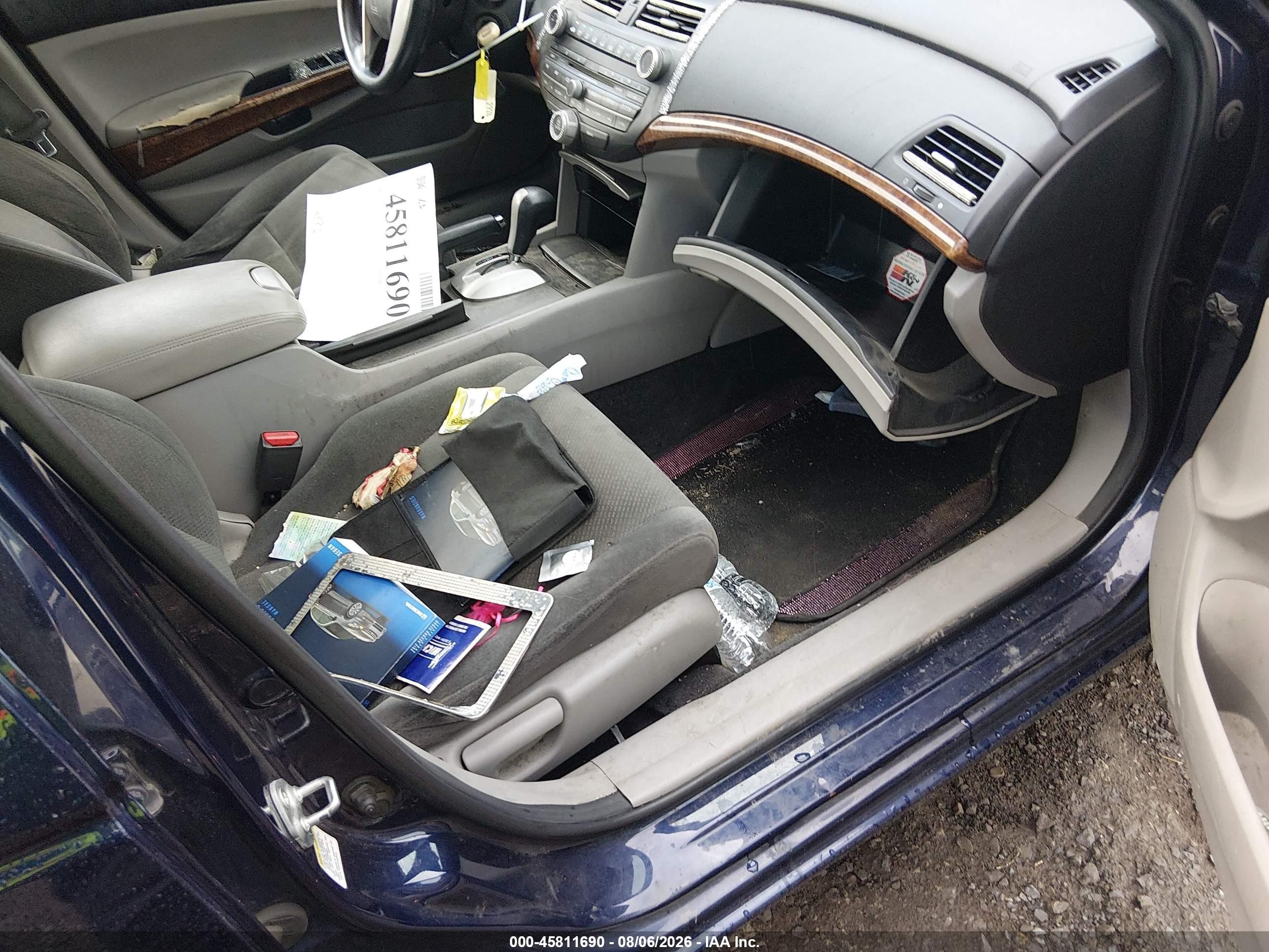 2012 Honda Accord 2.4 Ex Blue vin: 1HGCP2F77CA005480