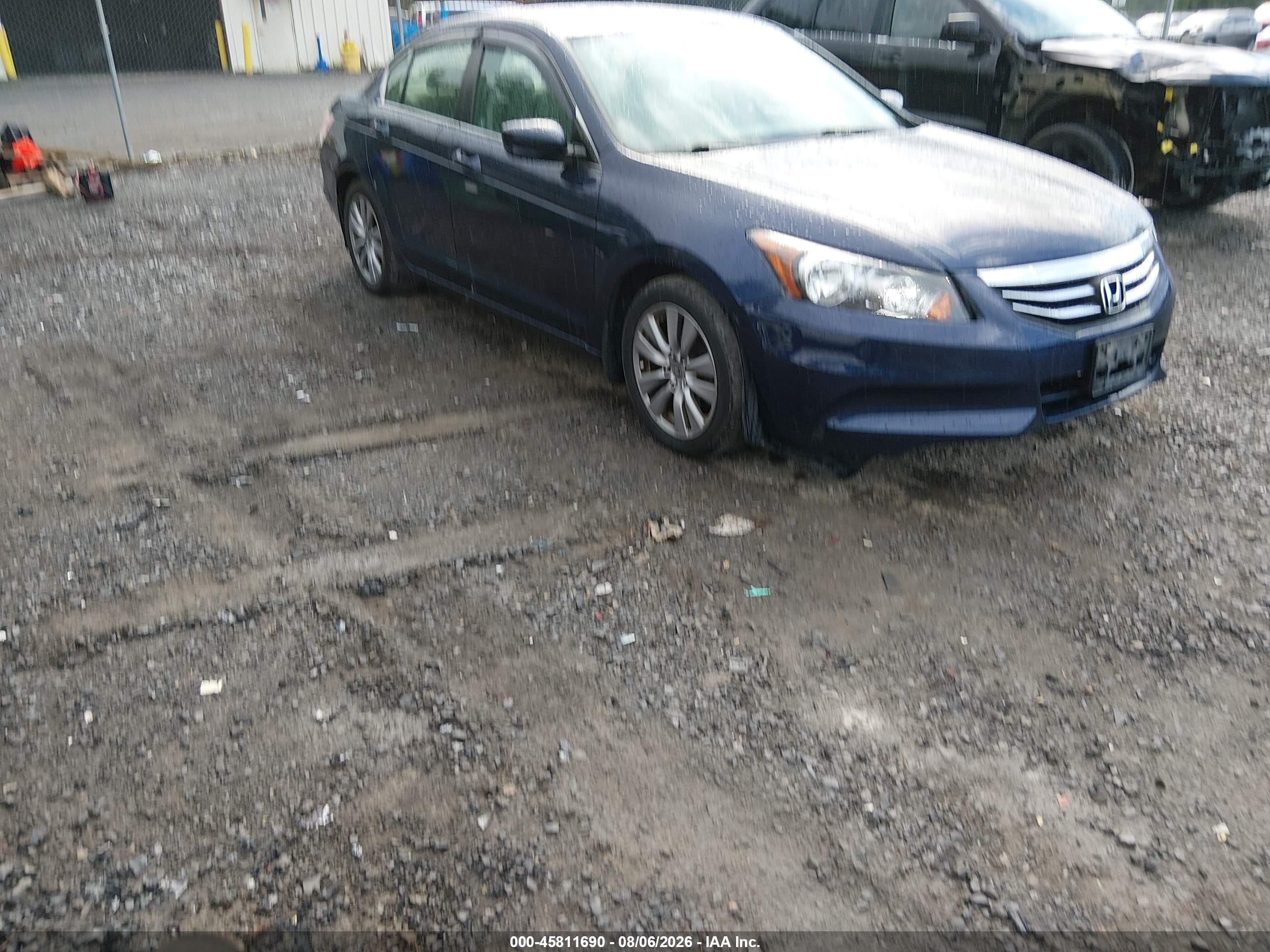 2012 Honda Accord 2.4 Ex Blue vin: 1HGCP2F77CA005480