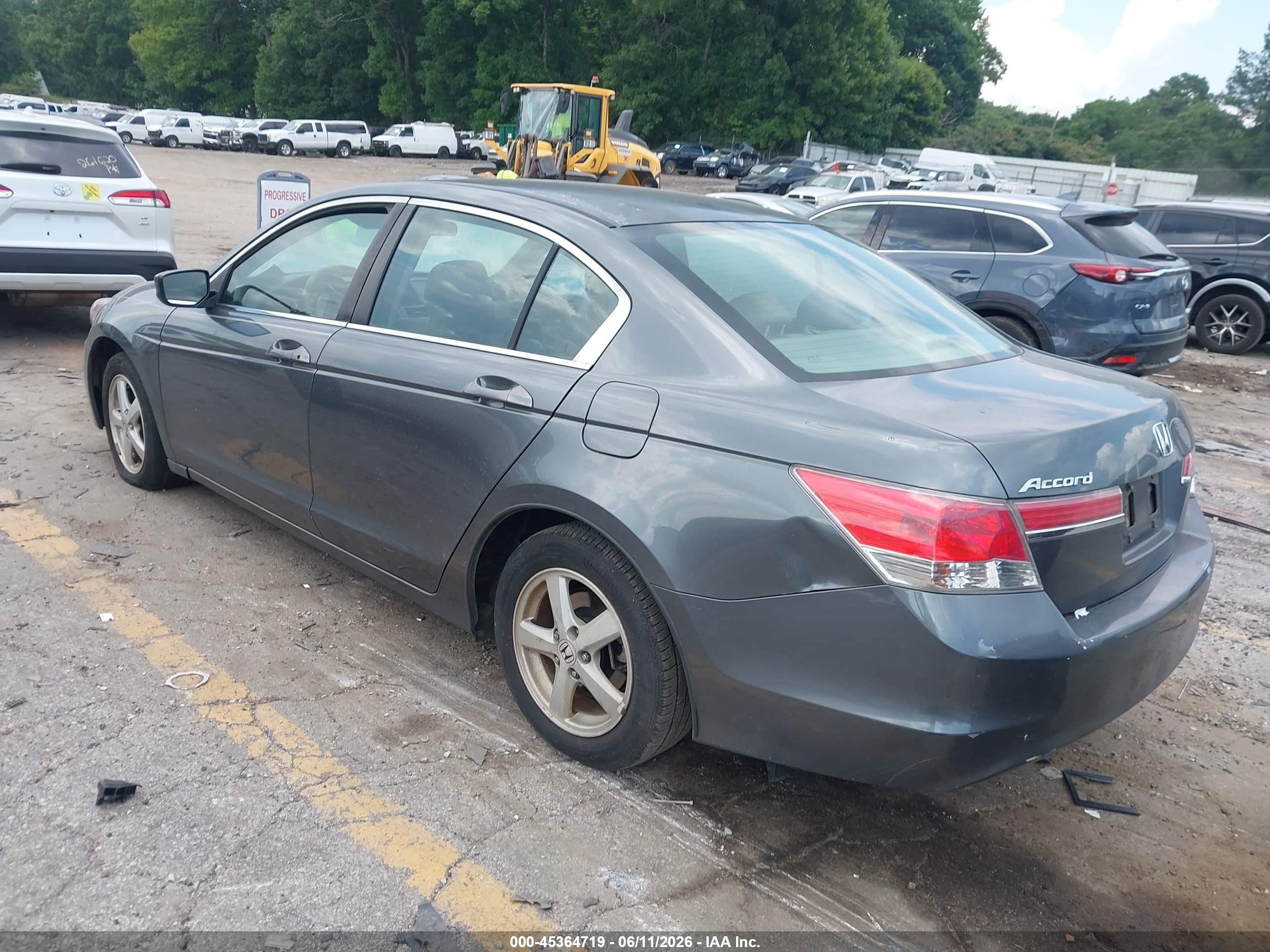 2012 Honda Accord 2.4 Ex Gray vin: 1HGCP2F77CA024837