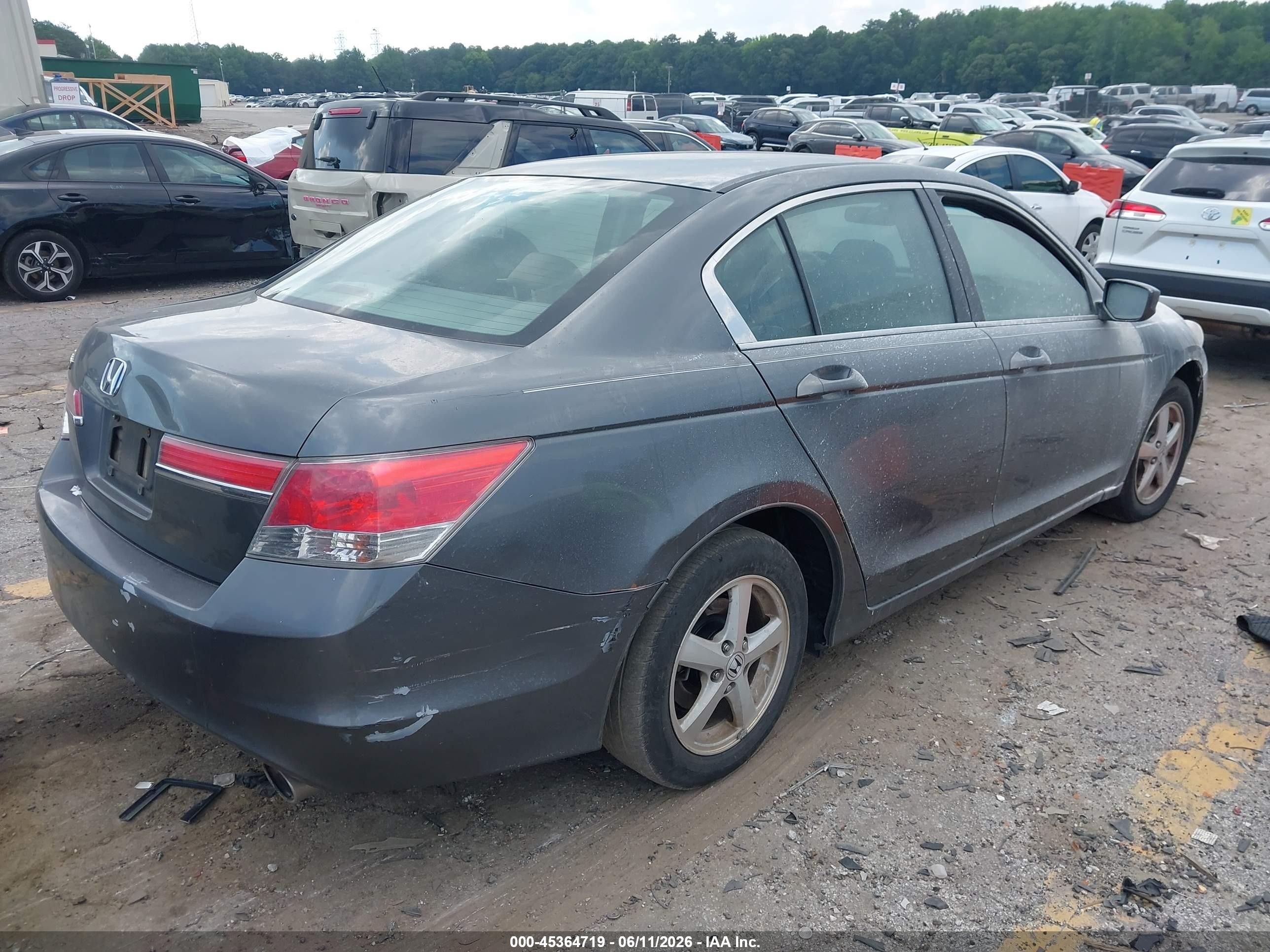 2012 Honda Accord 2.4 Ex Gray vin: 1HGCP2F77CA024837