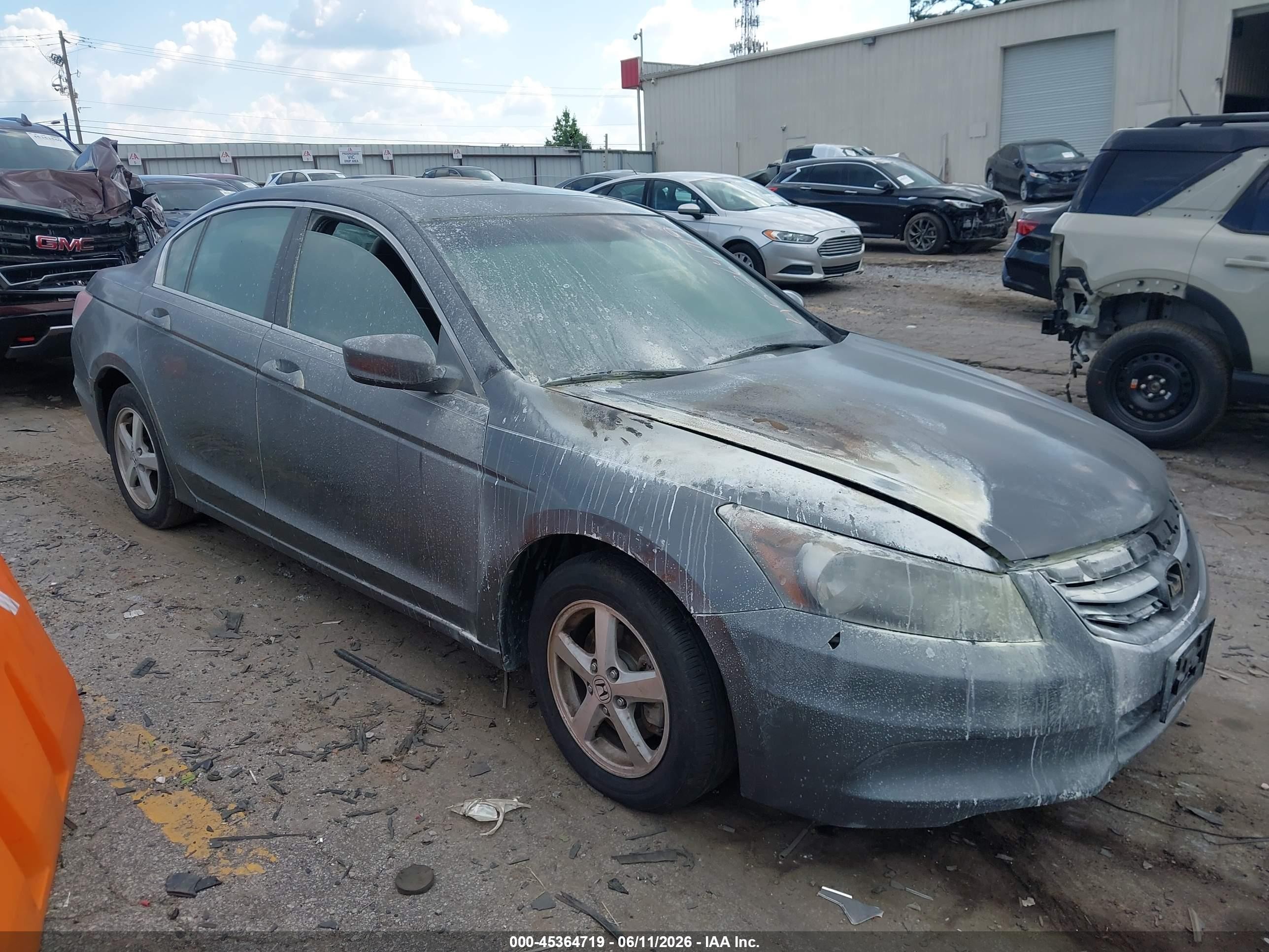 2012 Honda Accord 2.4 Ex Gray vin: 1HGCP2F77CA024837