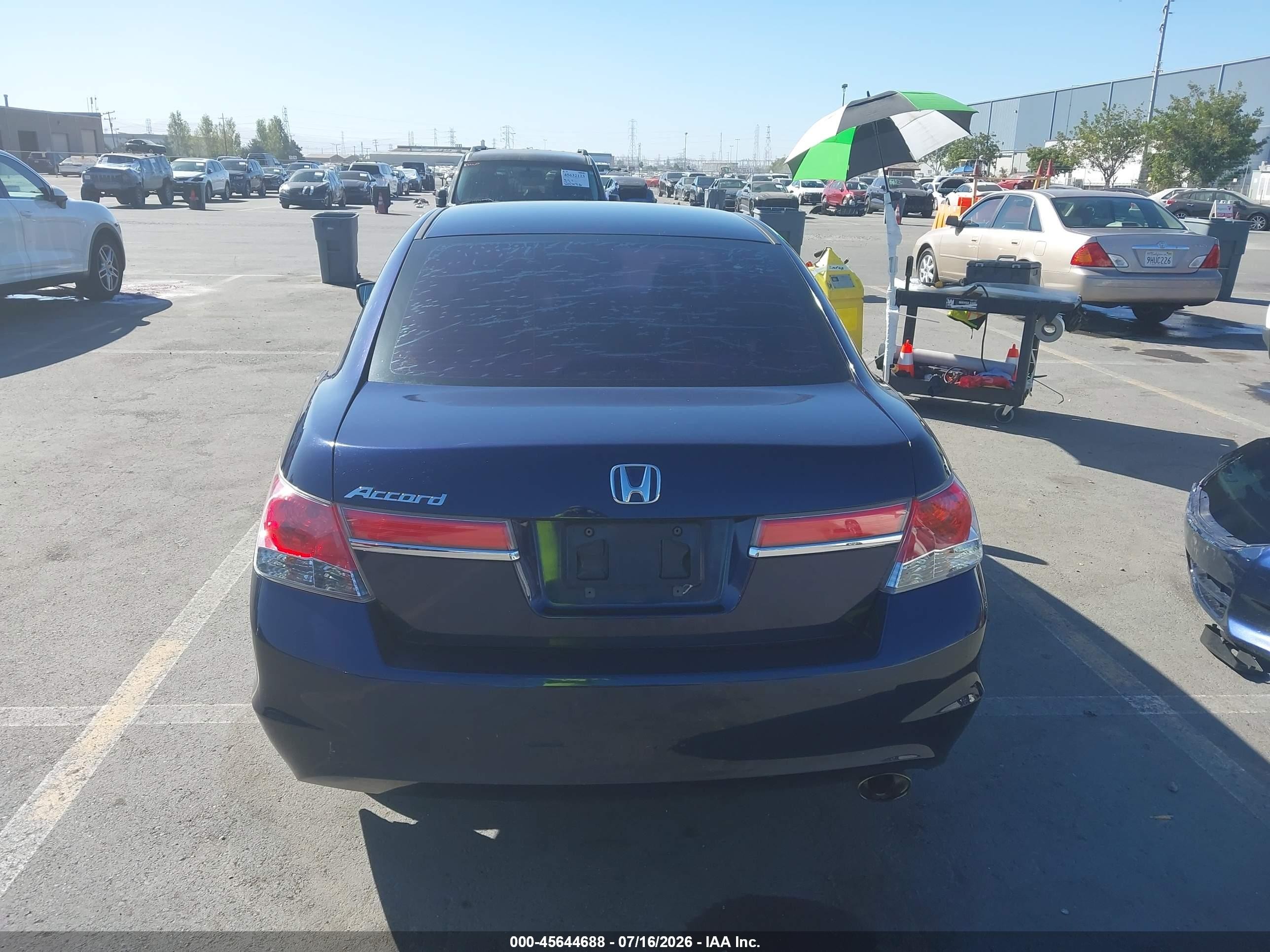 2012 Honda Accord 2.4 Ex Blue vin: 1HGCP2F77CA053934