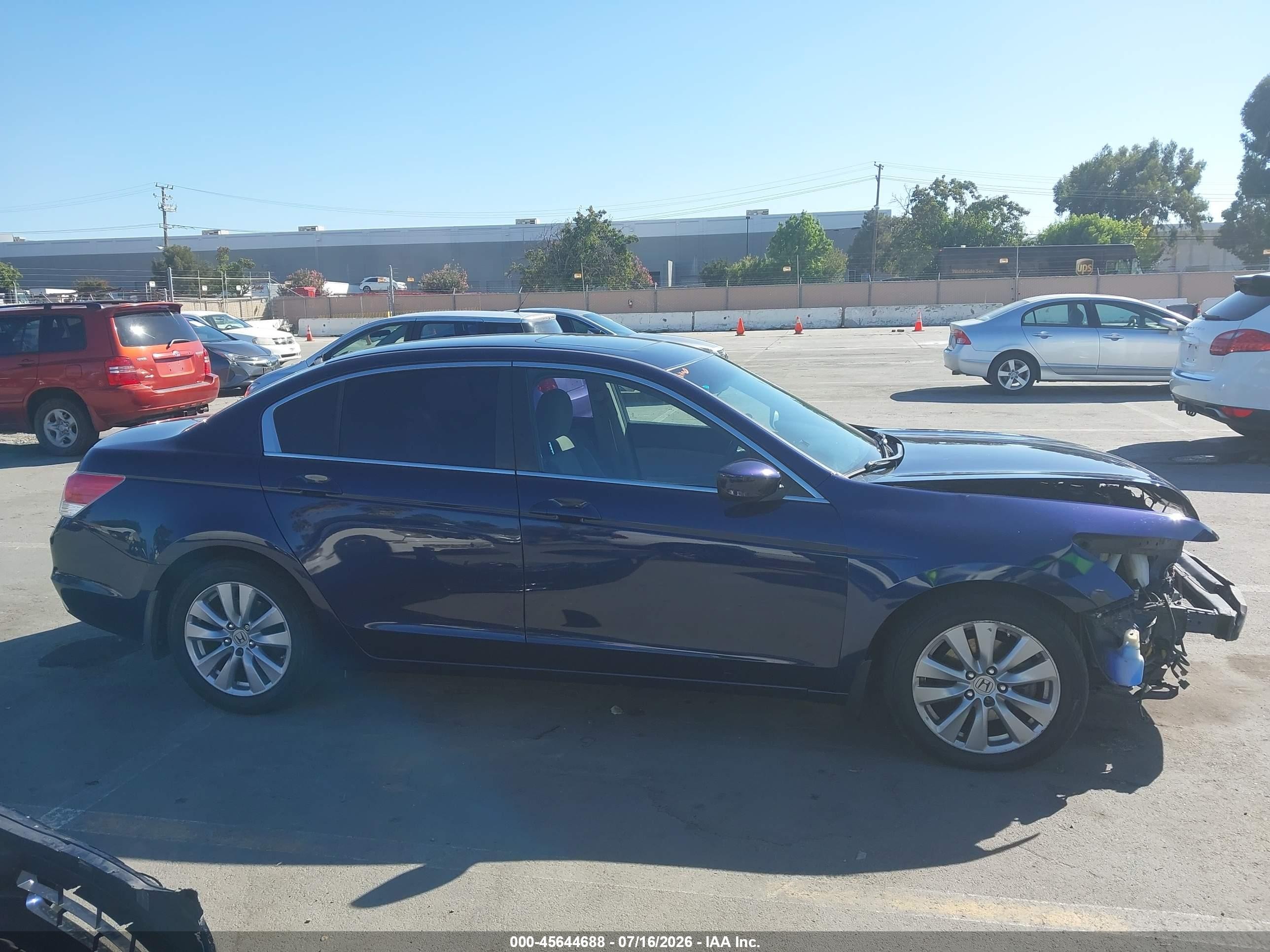 2012 Honda Accord 2.4 Ex Blue vin: 1HGCP2F77CA053934