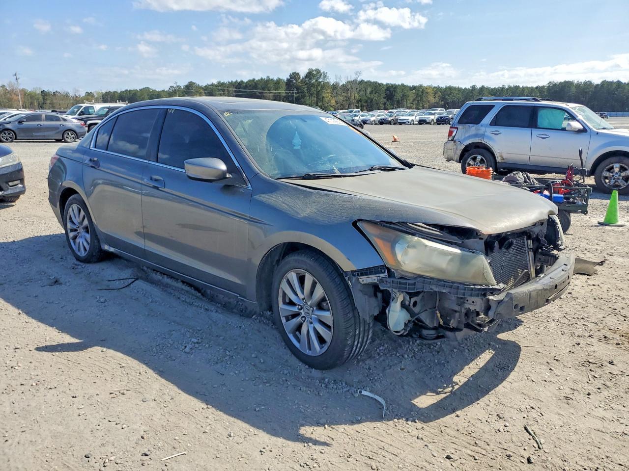 2012 Honda Accord Ex Gray vin: 1HGCP2F77CA068899