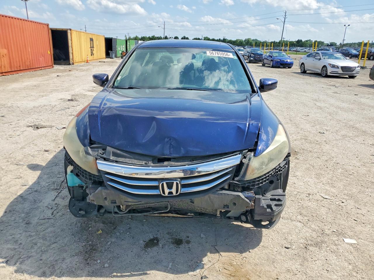 2012 Honda Accord Ex Синий vin: 1HGCP2F77CA085251