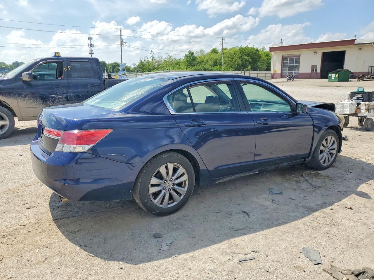 2012 Honda Accord Ex Синий vin: 1HGCP2F77CA085251