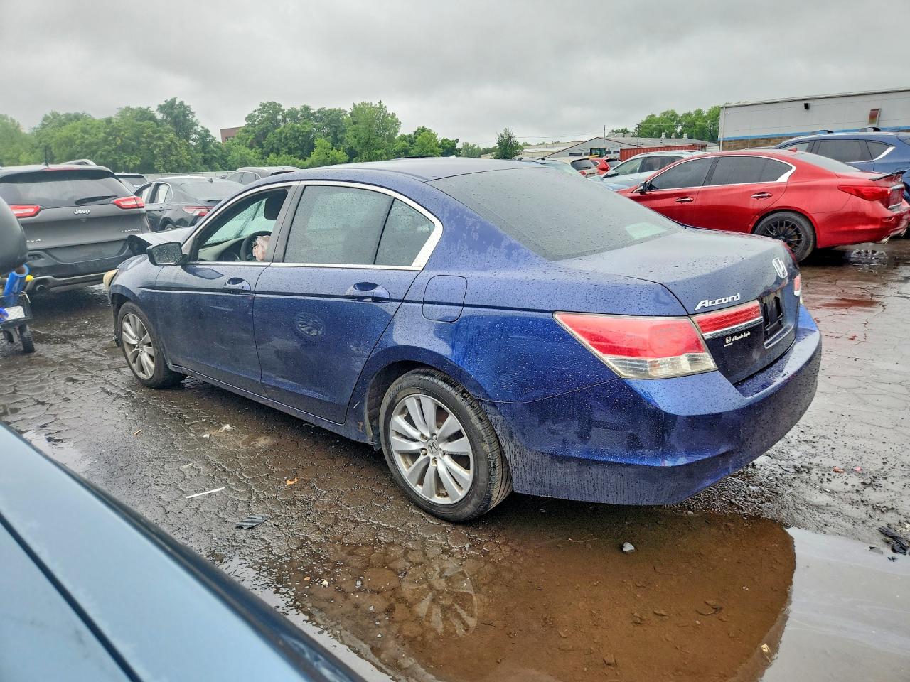 2012 Honda Accord Ex Blue vin: 1HGCP2F77CA154732