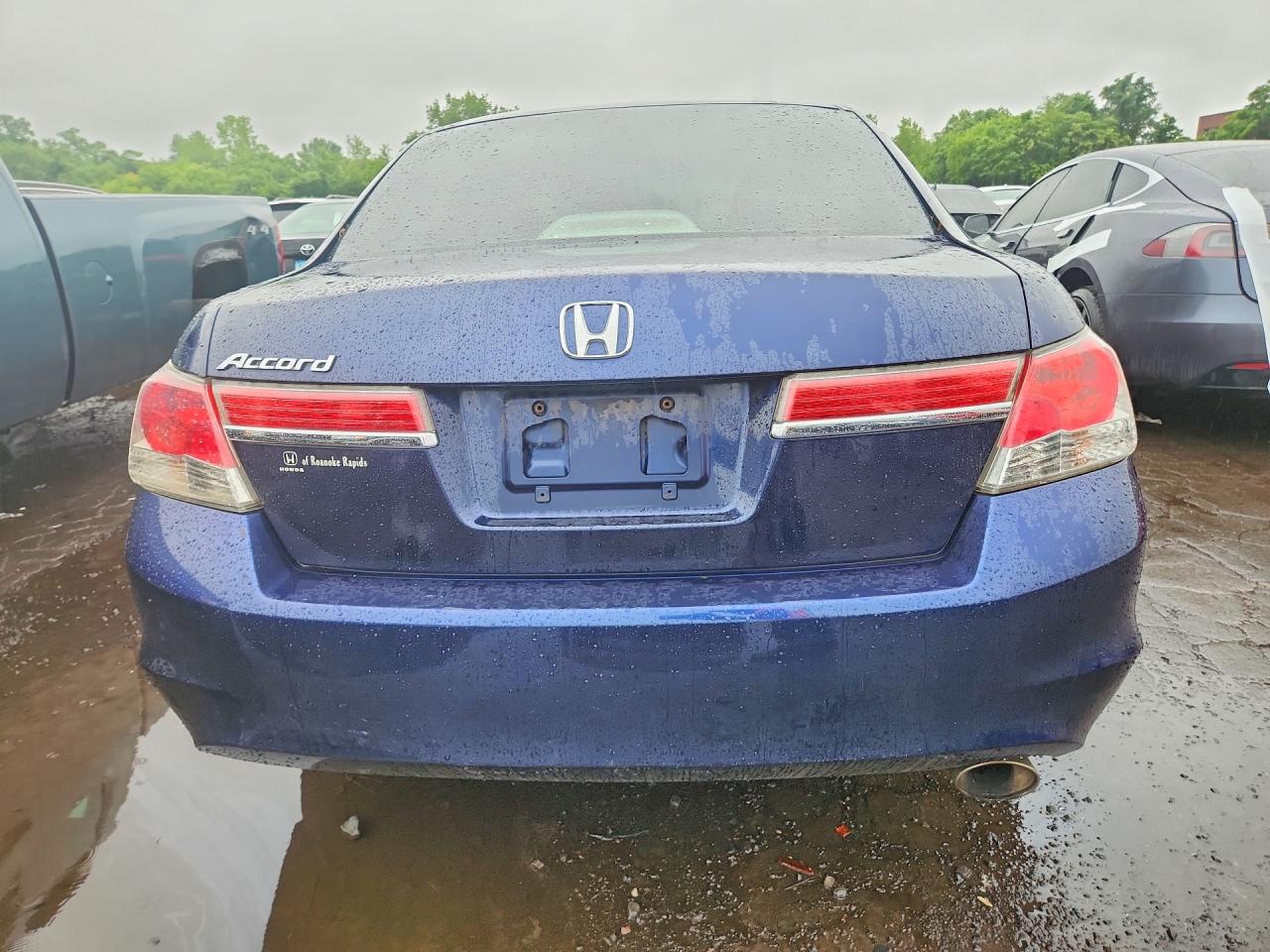 2012 Honda Accord Ex Blue vin: 1HGCP2F77CA154732
