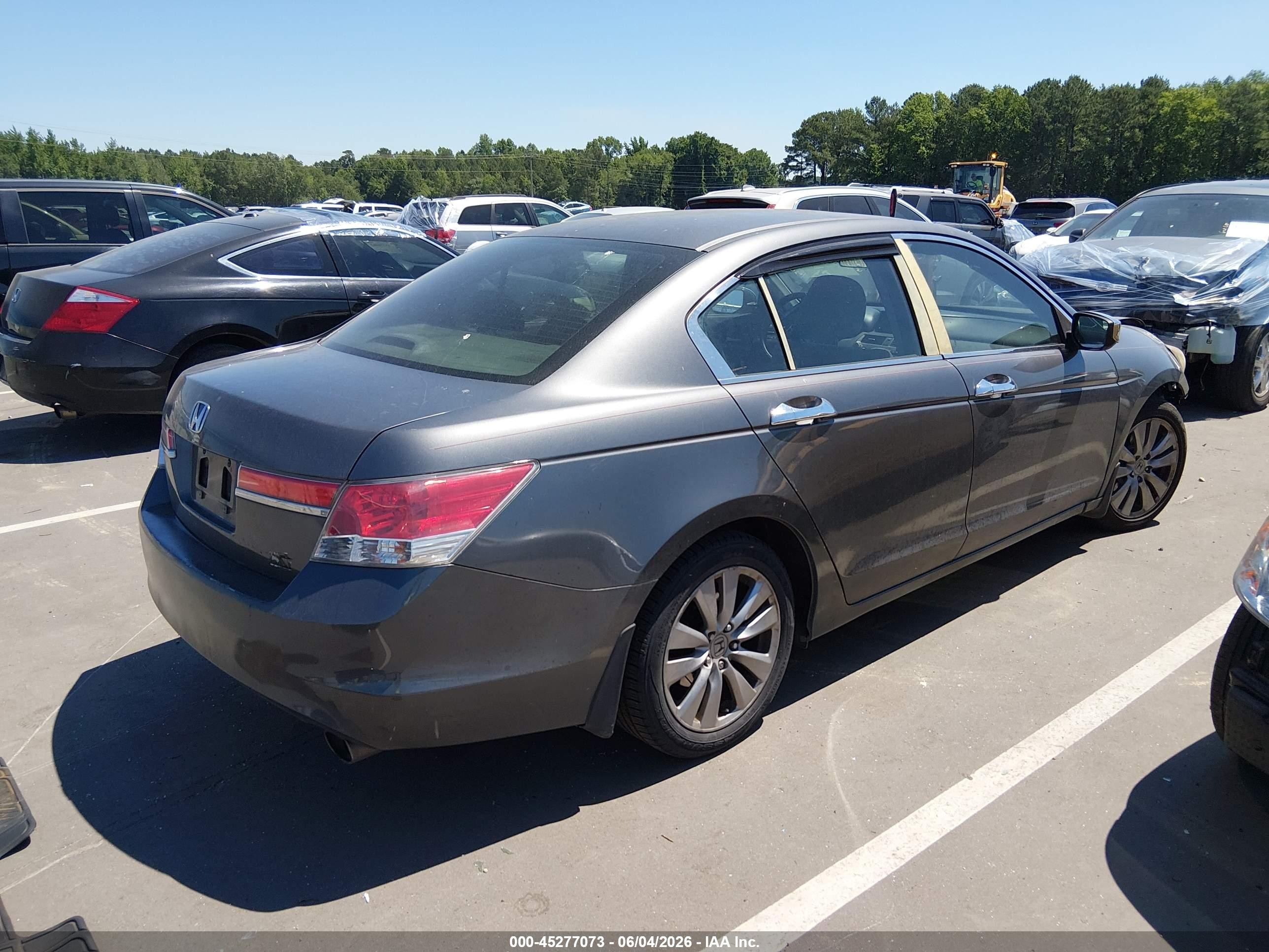 2012 Honda Accord 2.4 Ex Gray vin: 1HGCP2F77CA155671
