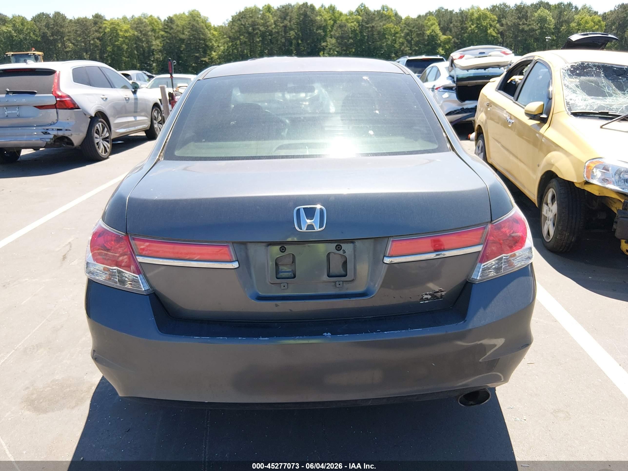 2012 Honda Accord 2.4 Ex Gray vin: 1HGCP2F77CA155671