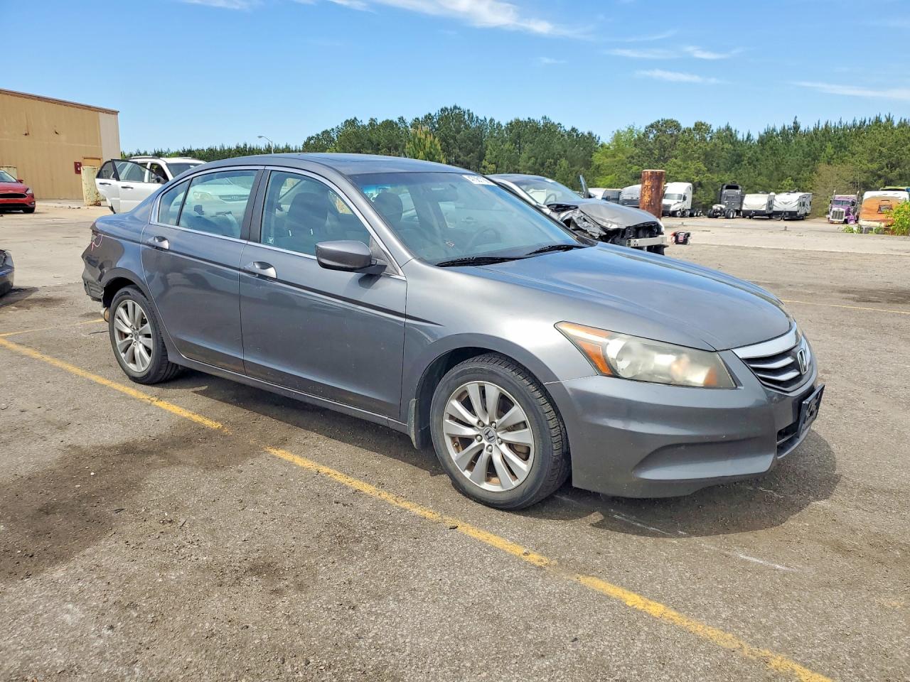 2012 Honda Accord Ex Silver vin: 1HGCP2F77CA216145