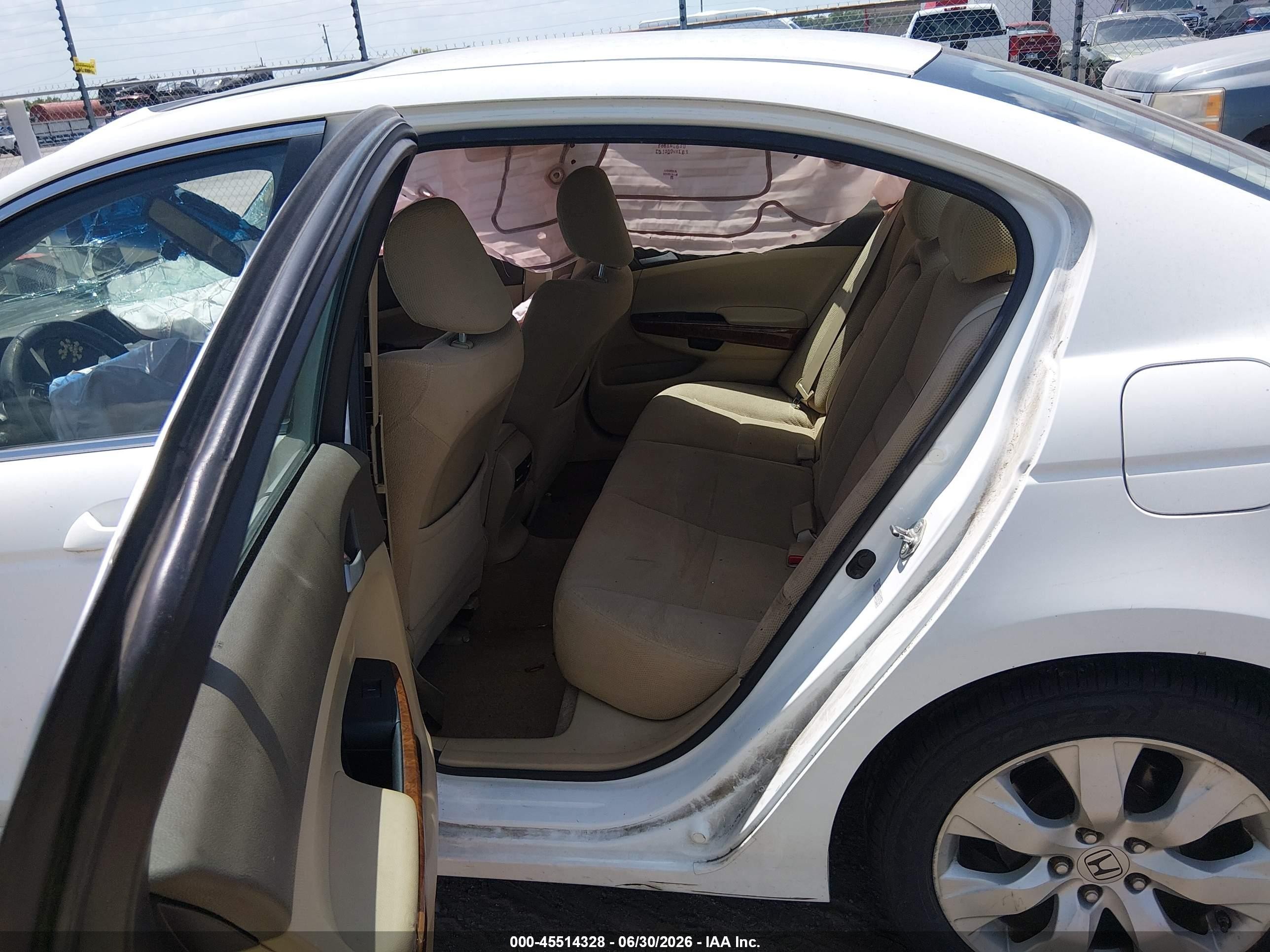 2010 Honda Accord 2.4 Ex Белый vin: 1HGCP2F78AA036749