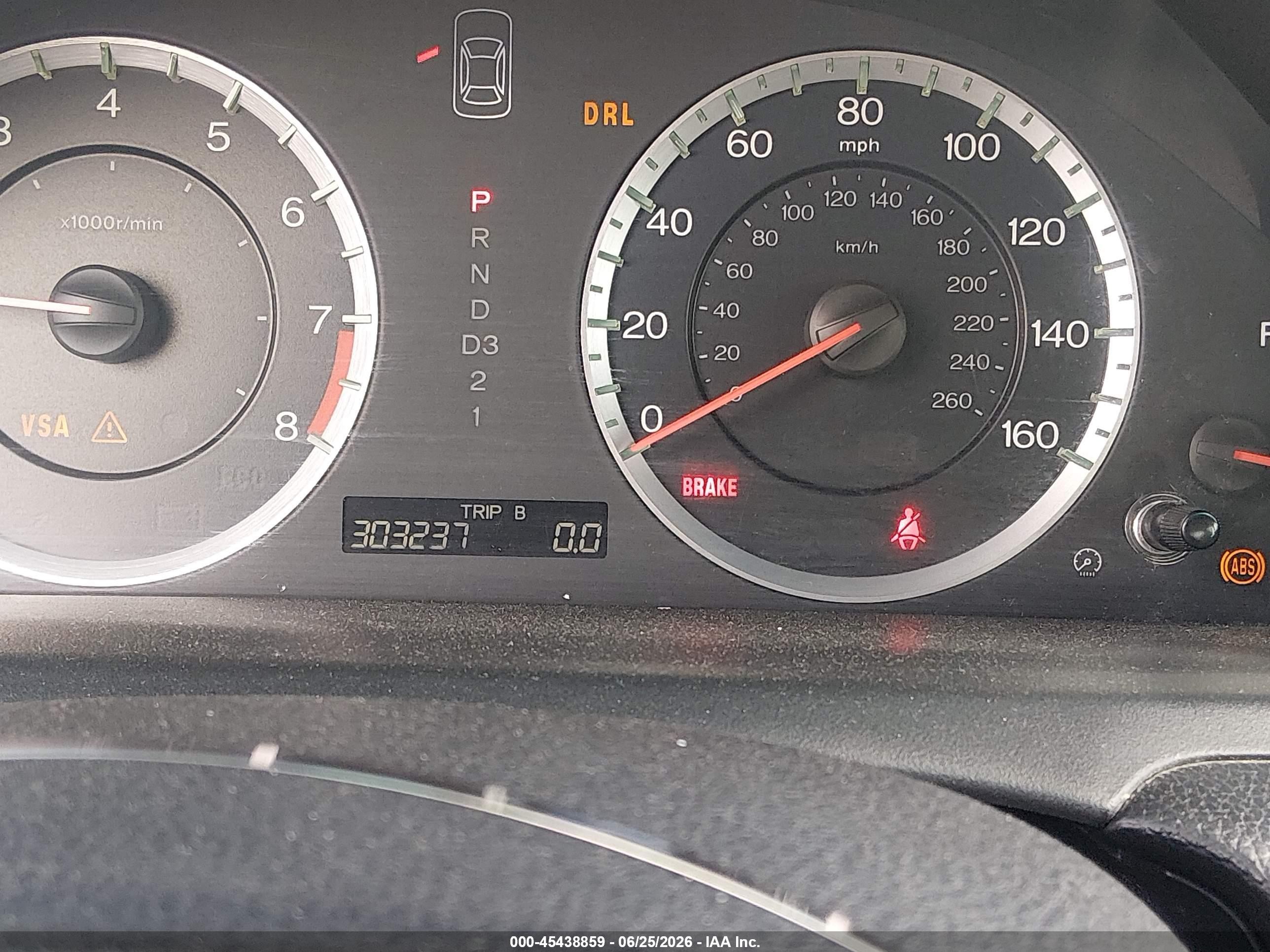 2010 Honda Accord 2.4 Ex Серый vin: 1HGCP2F78AA099219
