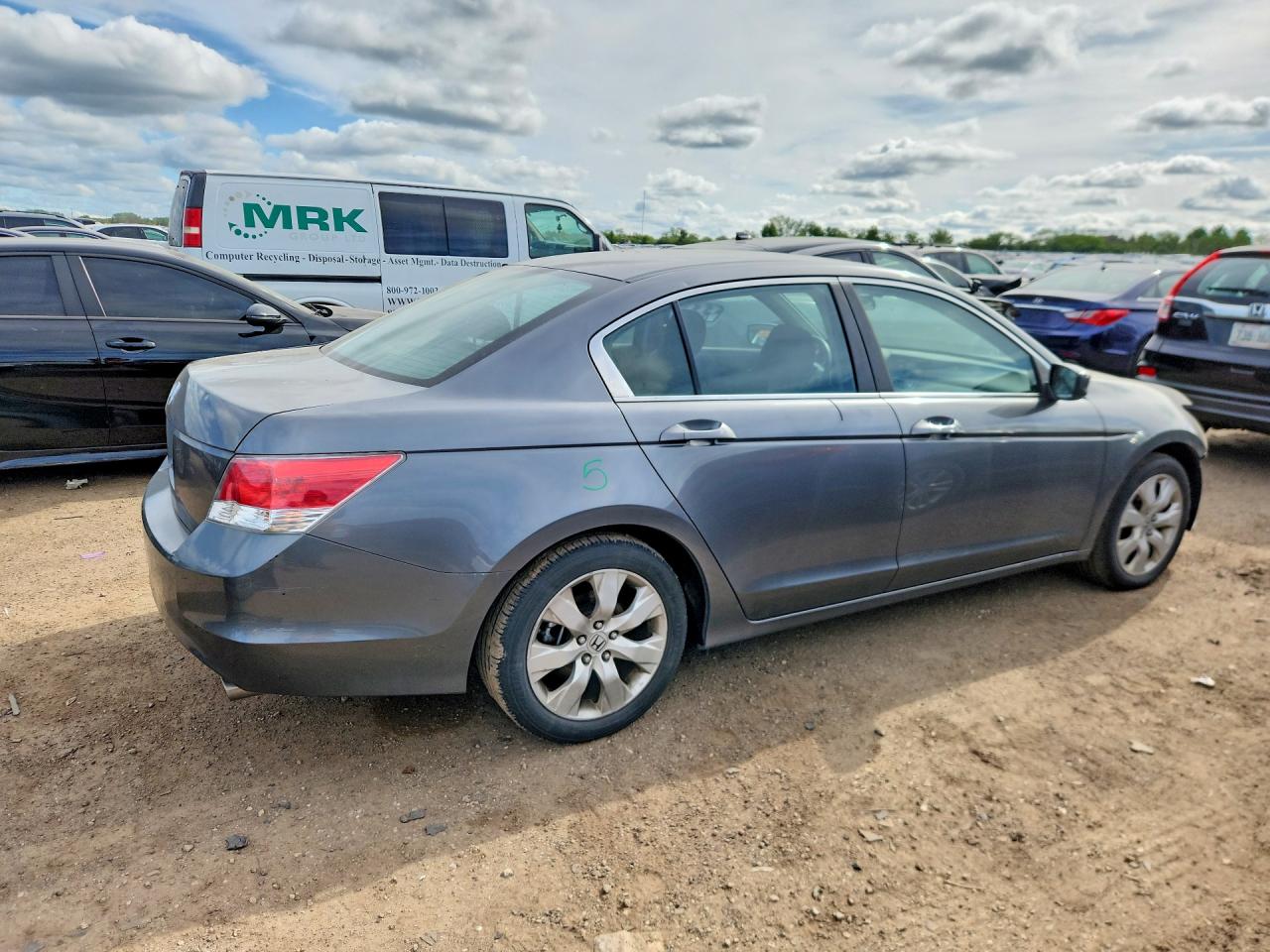 2010 Honda Accord Ex Gray vin: 1HGCP2F78AA111093