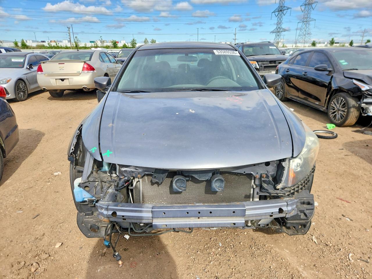 2010 Honda Accord Ex Gray vin: 1HGCP2F78AA111093