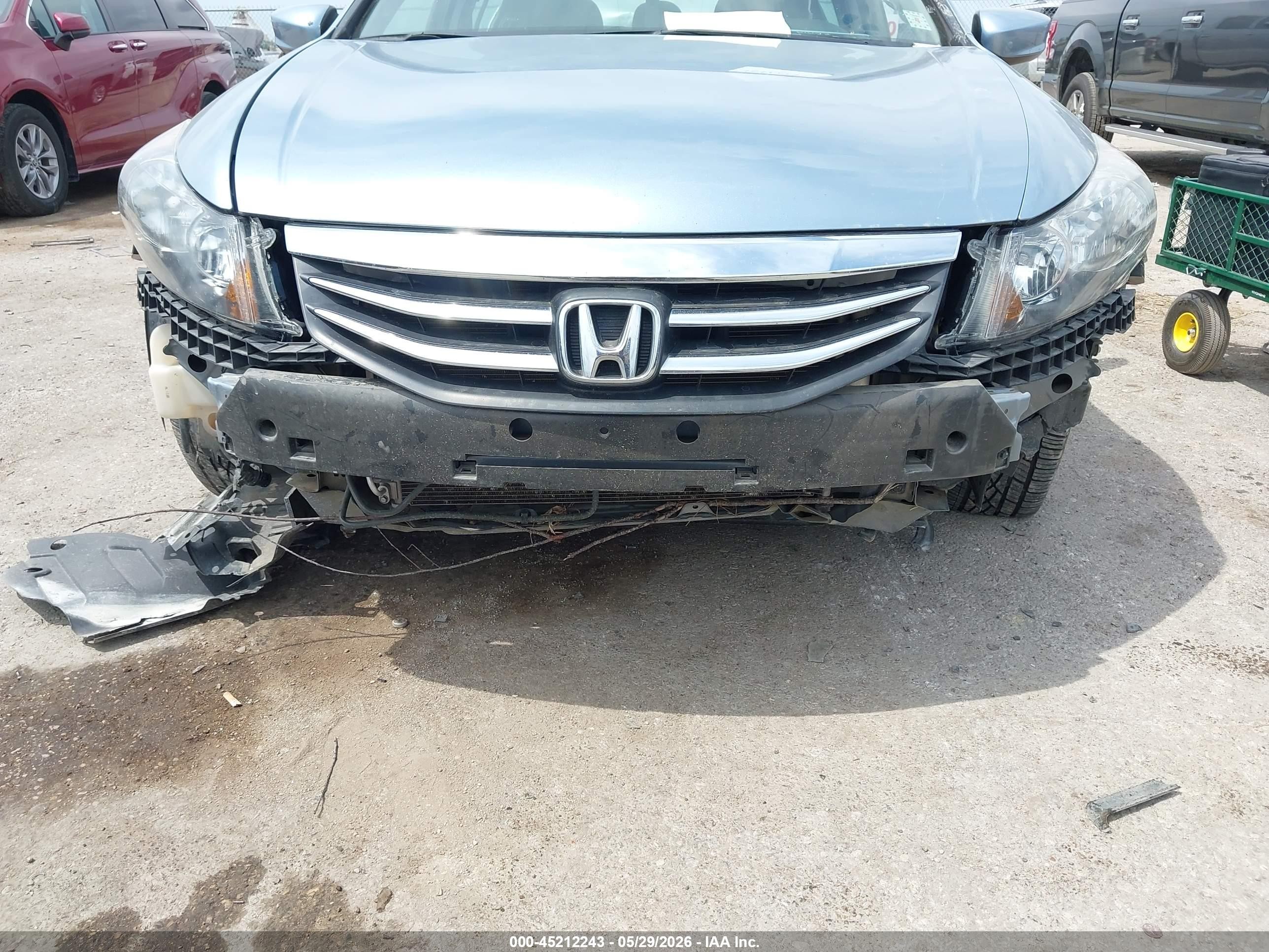 2011 Honda Accord 2.4 Ex Blue vin: 1HGCP2F78BA028149