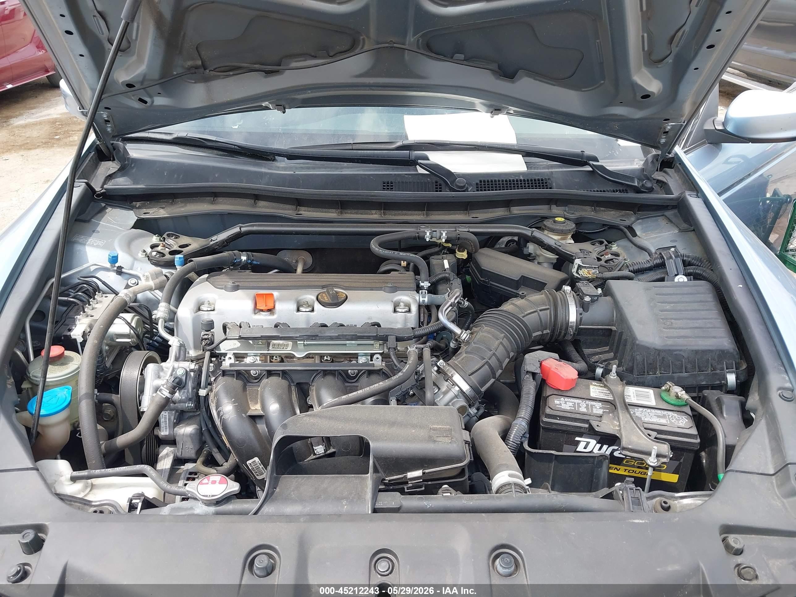 2011 Honda Accord 2.4 Ex Blue vin: 1HGCP2F78BA028149