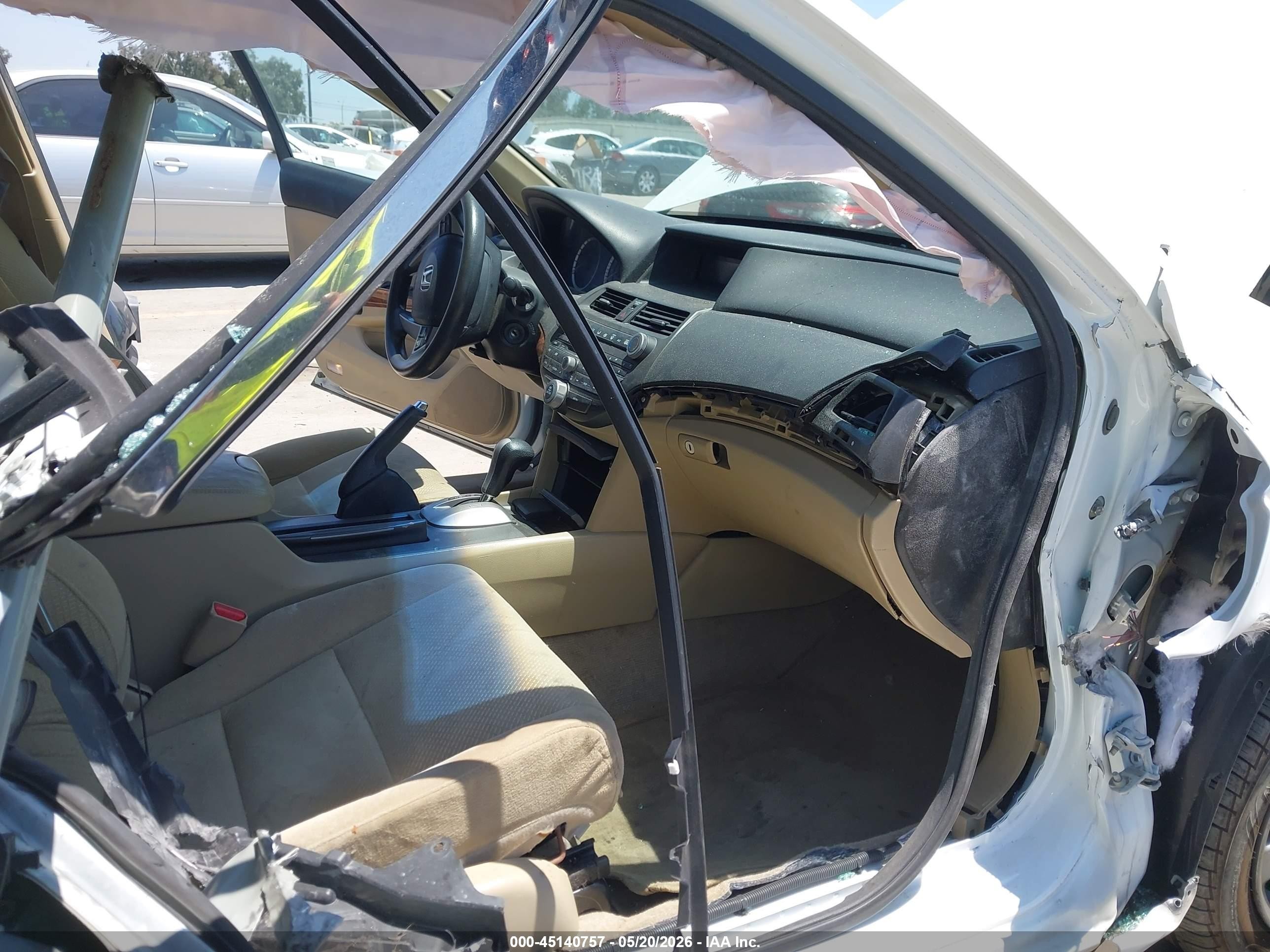 2011 Honda Accord 2.4 Ex Белый vin: 1HGCP2F78BA034811