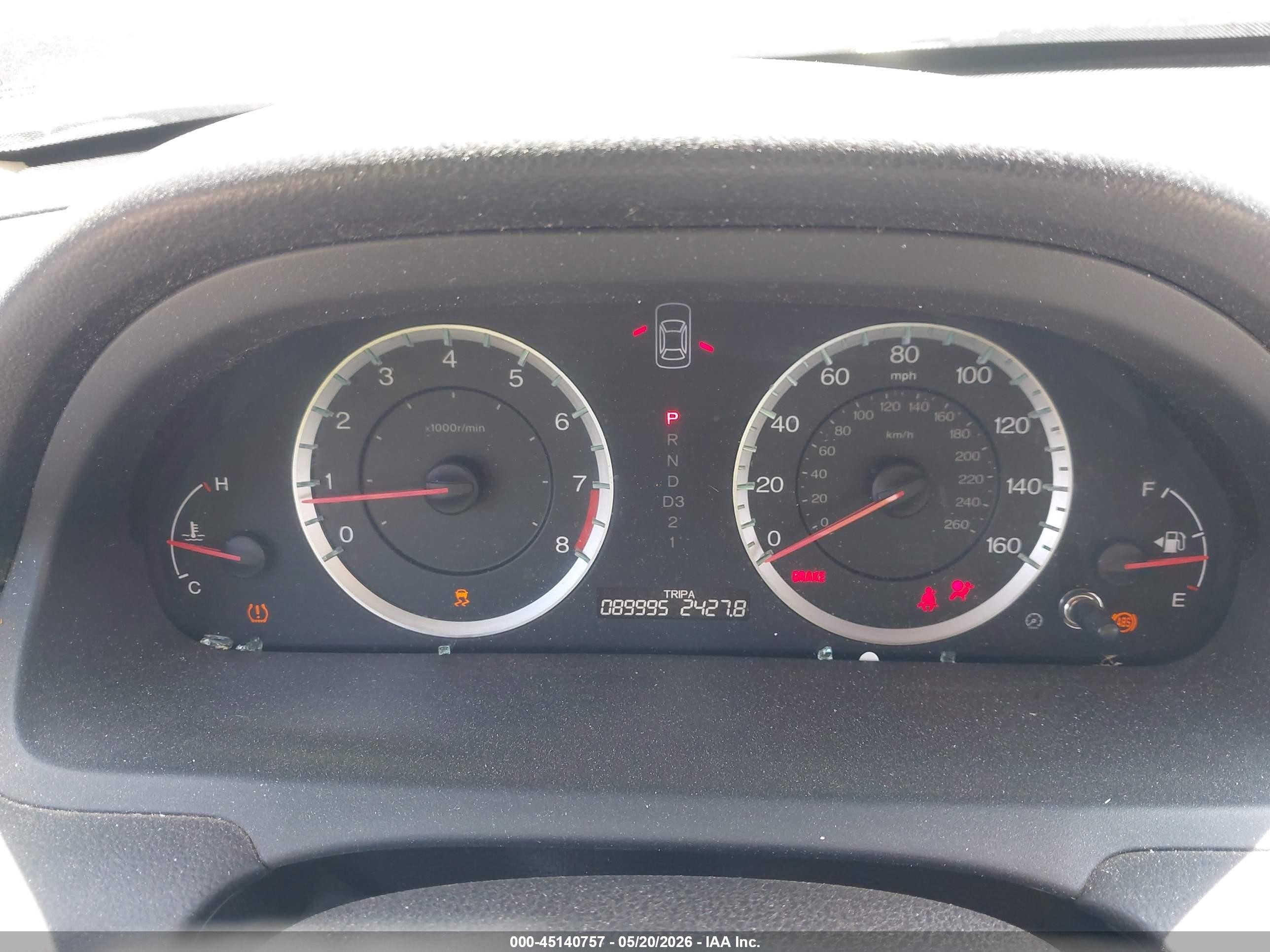 2011 Honda Accord 2.4 Ex Белый vin: 1HGCP2F78BA034811
