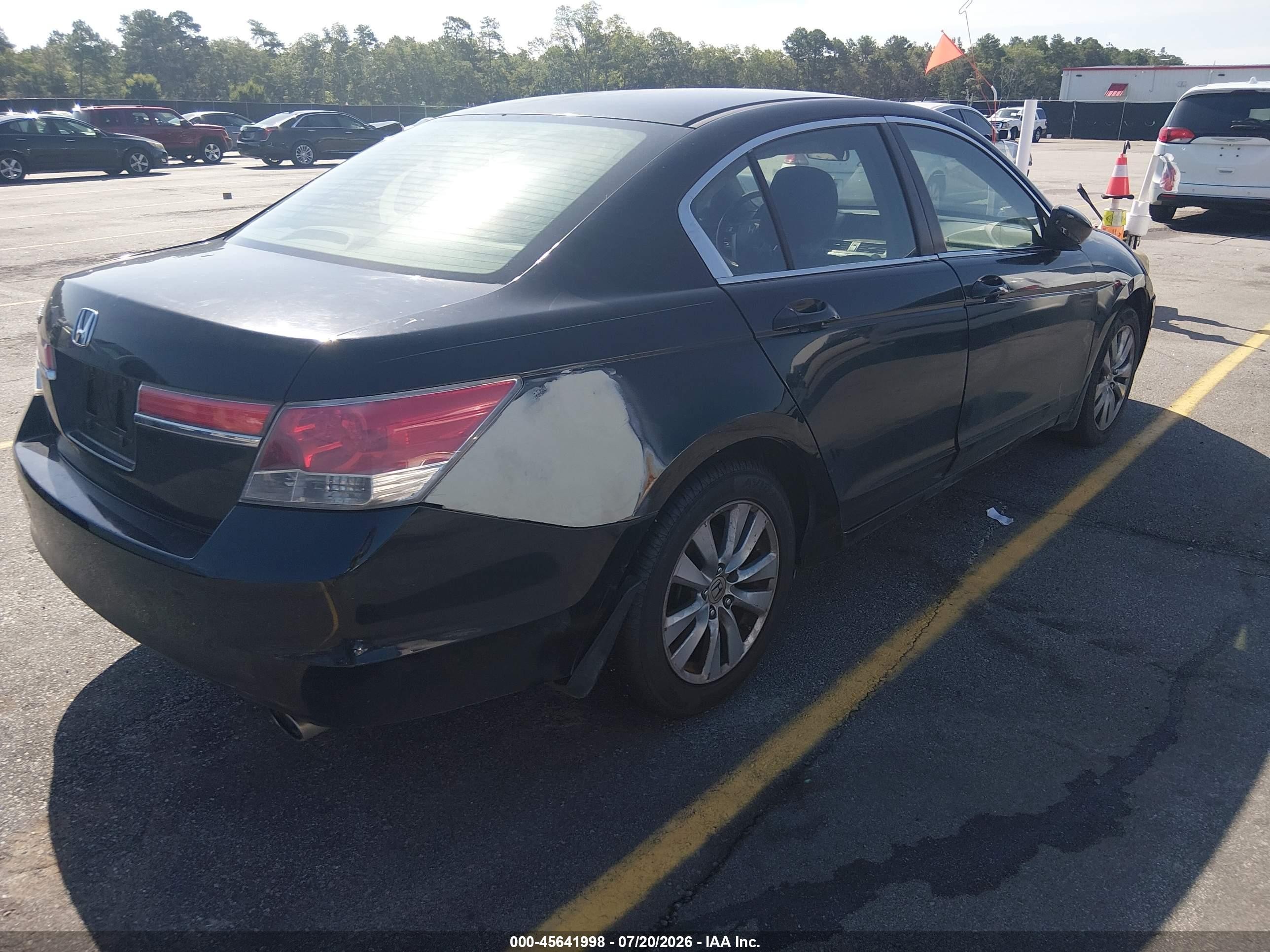 2011 Honda Accord 2.4 Ex Black vin: 1HGCP2F78BA058199