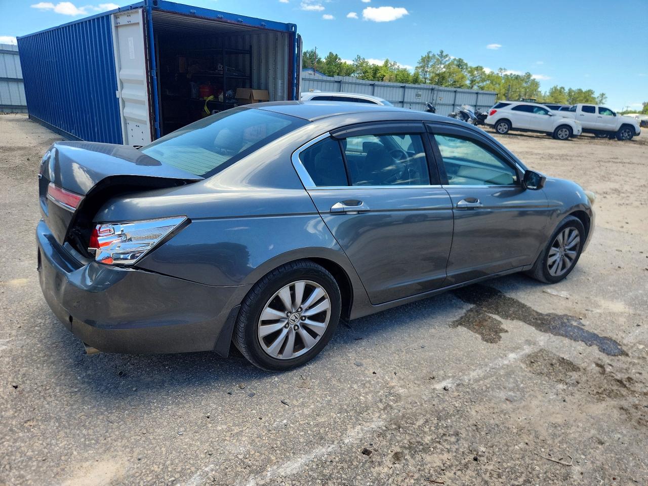 2011 Honda Accord Ex Gray vin: 1HGCP2F78BA068604